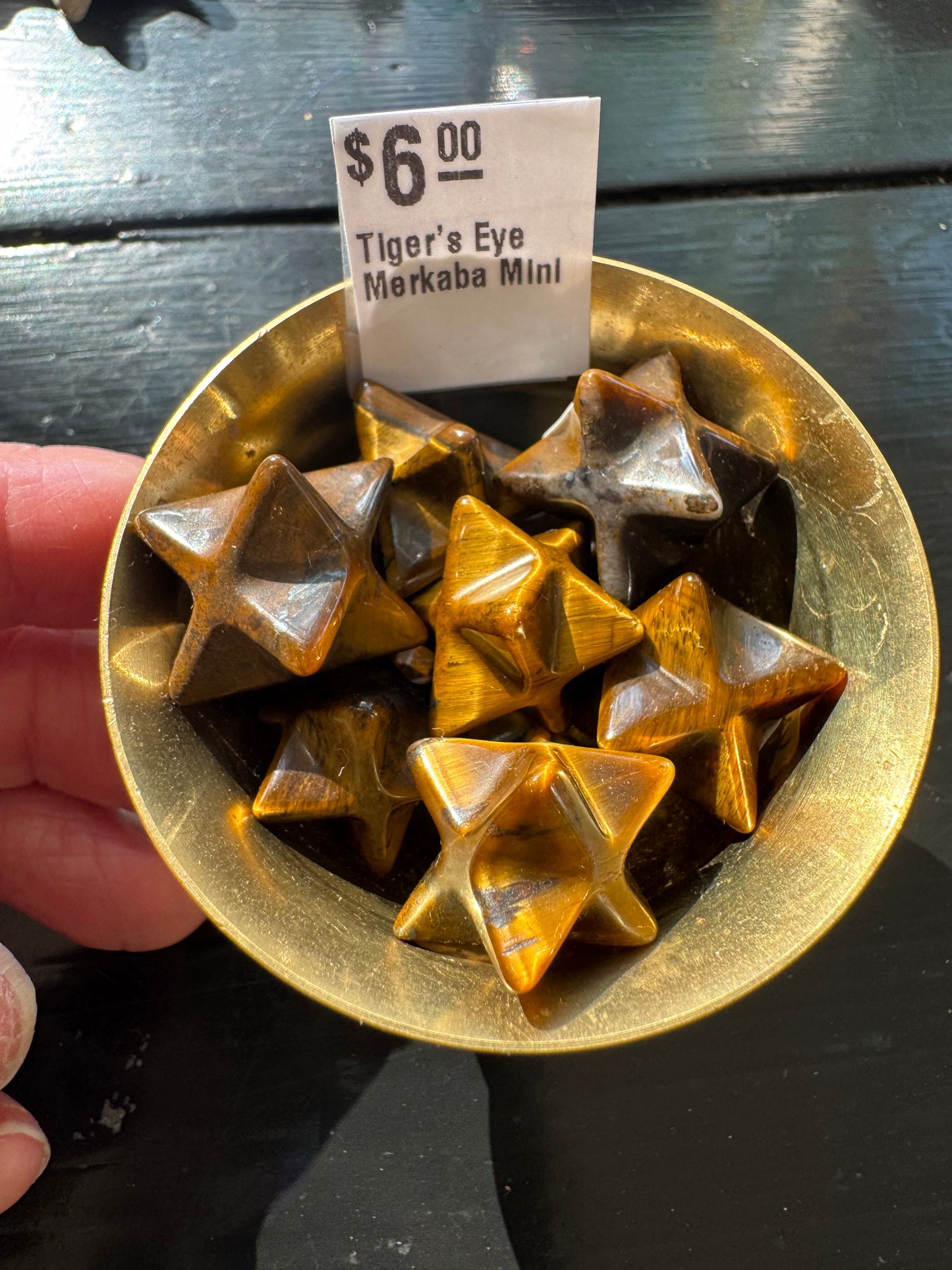 Tiger's Eye Merkaba Mini
