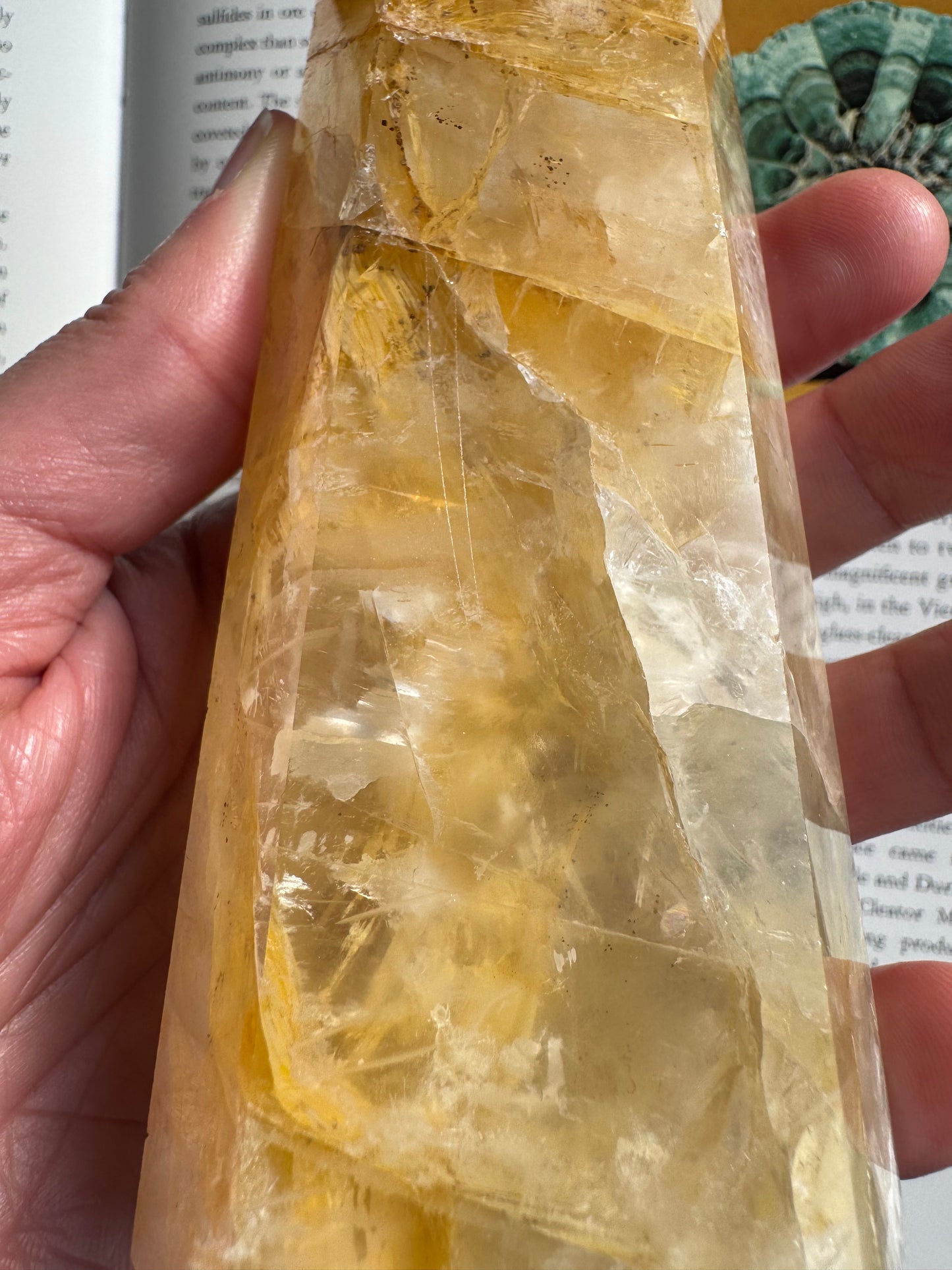 Golden Healer Quartz Tower 402 g Brazil - Divine Beauty - Moon Room Shop and Wellness