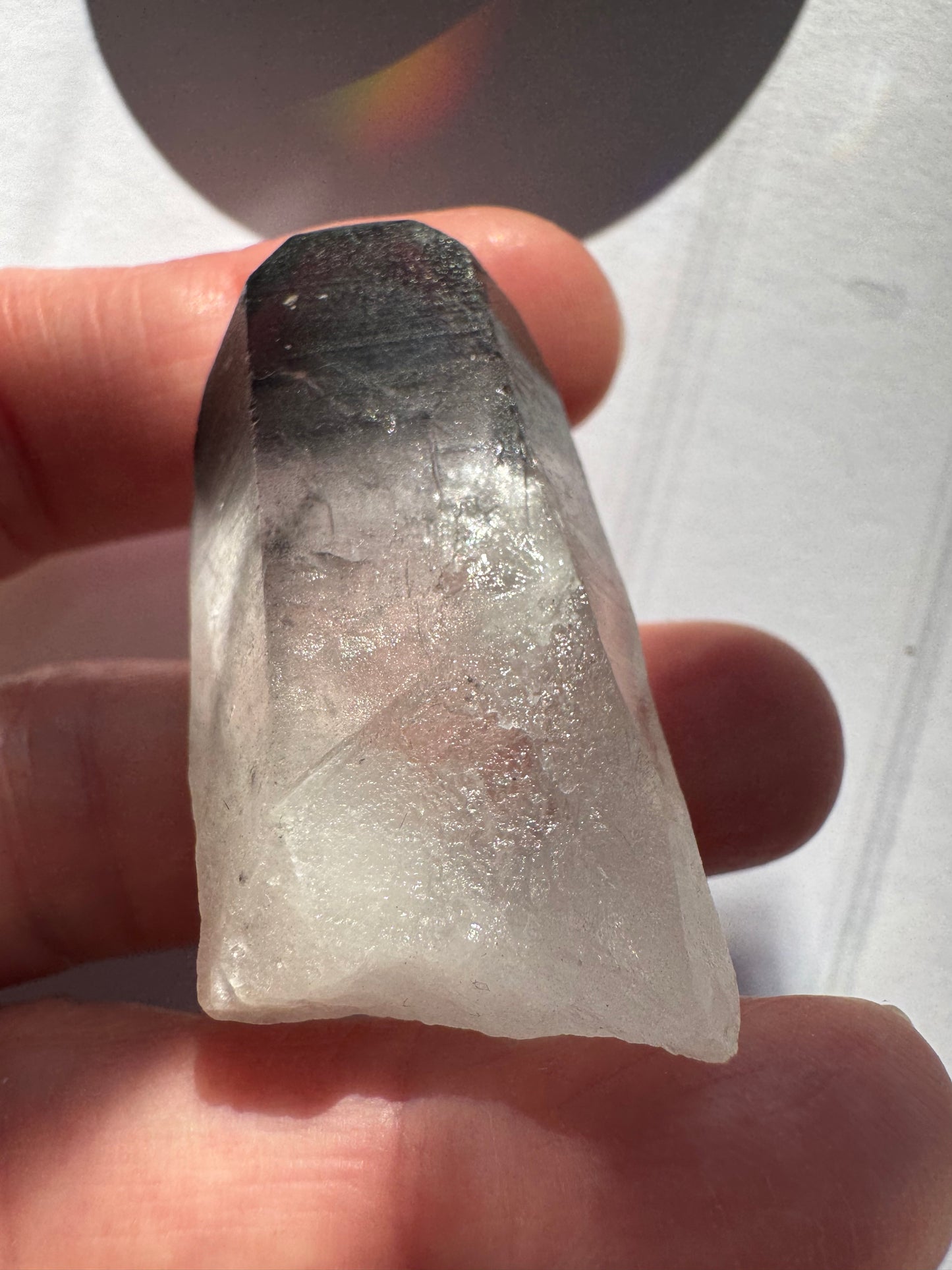 Black Phantom Quartz Point 22 g Brazil - Moon Room Shop and Wellness