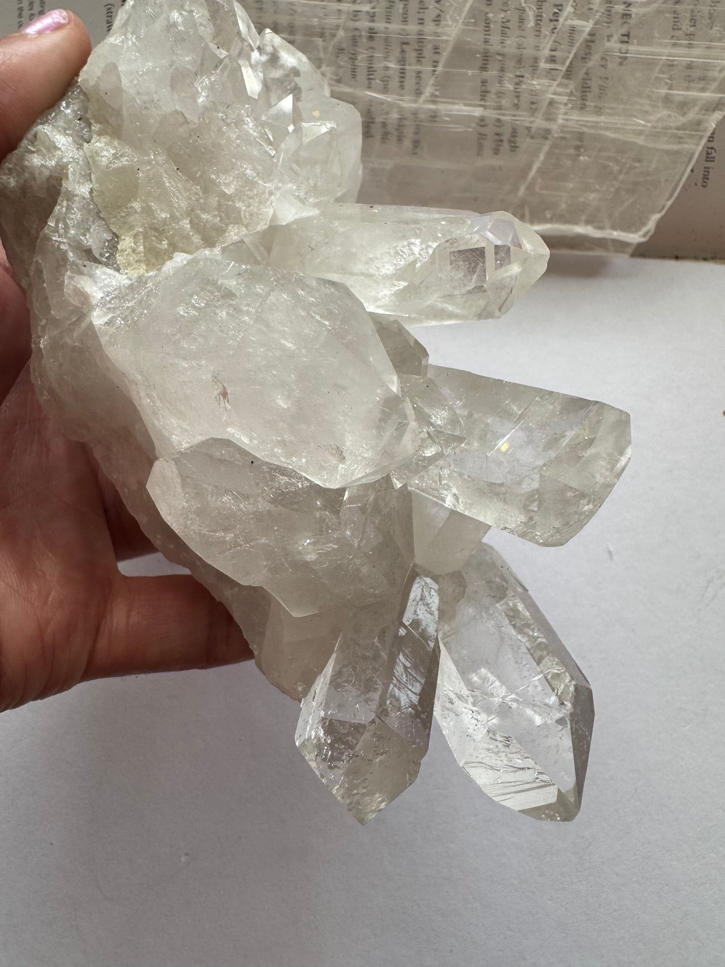 Clear Quartz Cluster 1.29 lb Brazil Beauty! - Moon Room Shop and Wellness