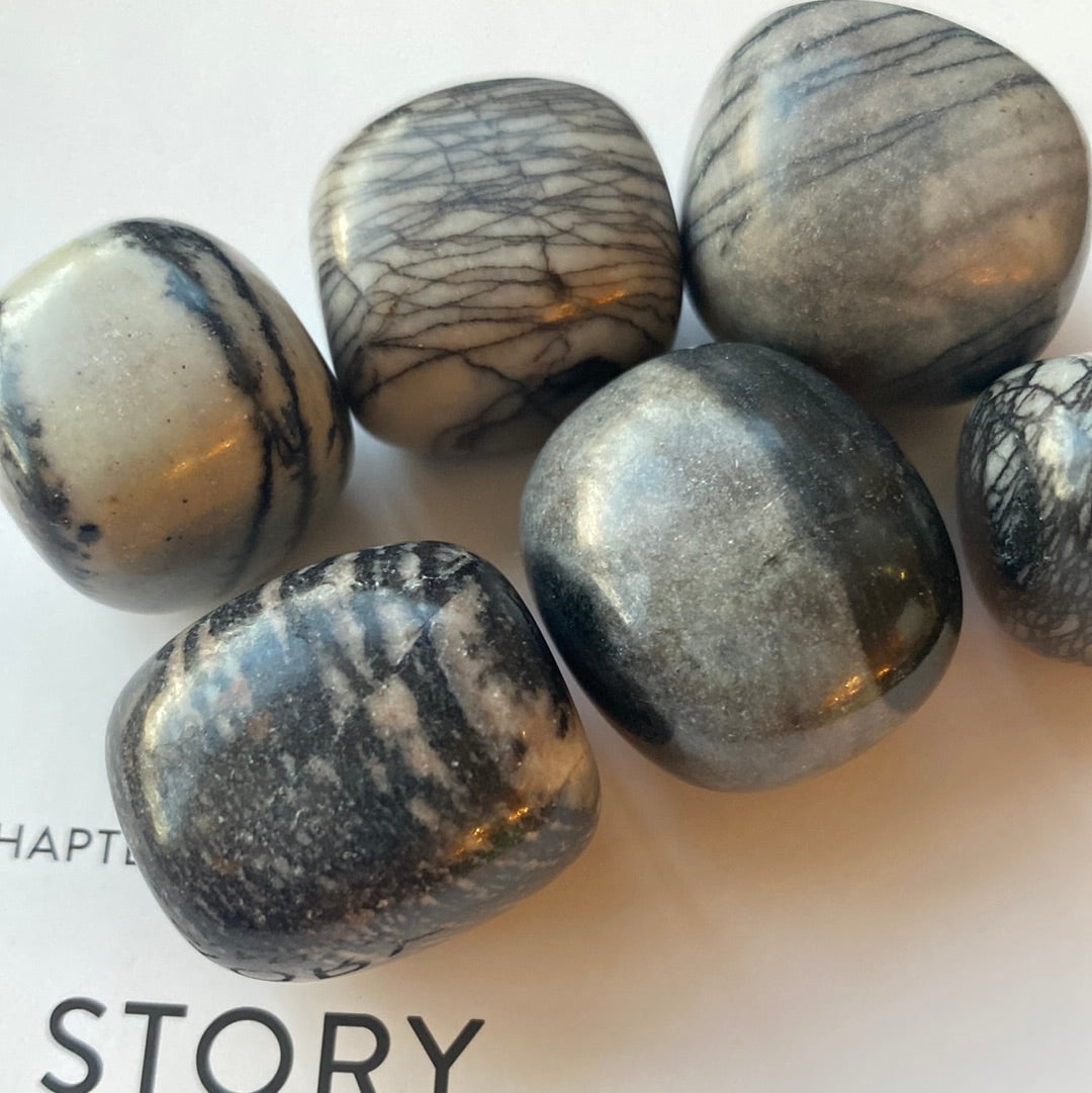 Picasso Jasper Tumbled - Moon Room Shop and Wellness