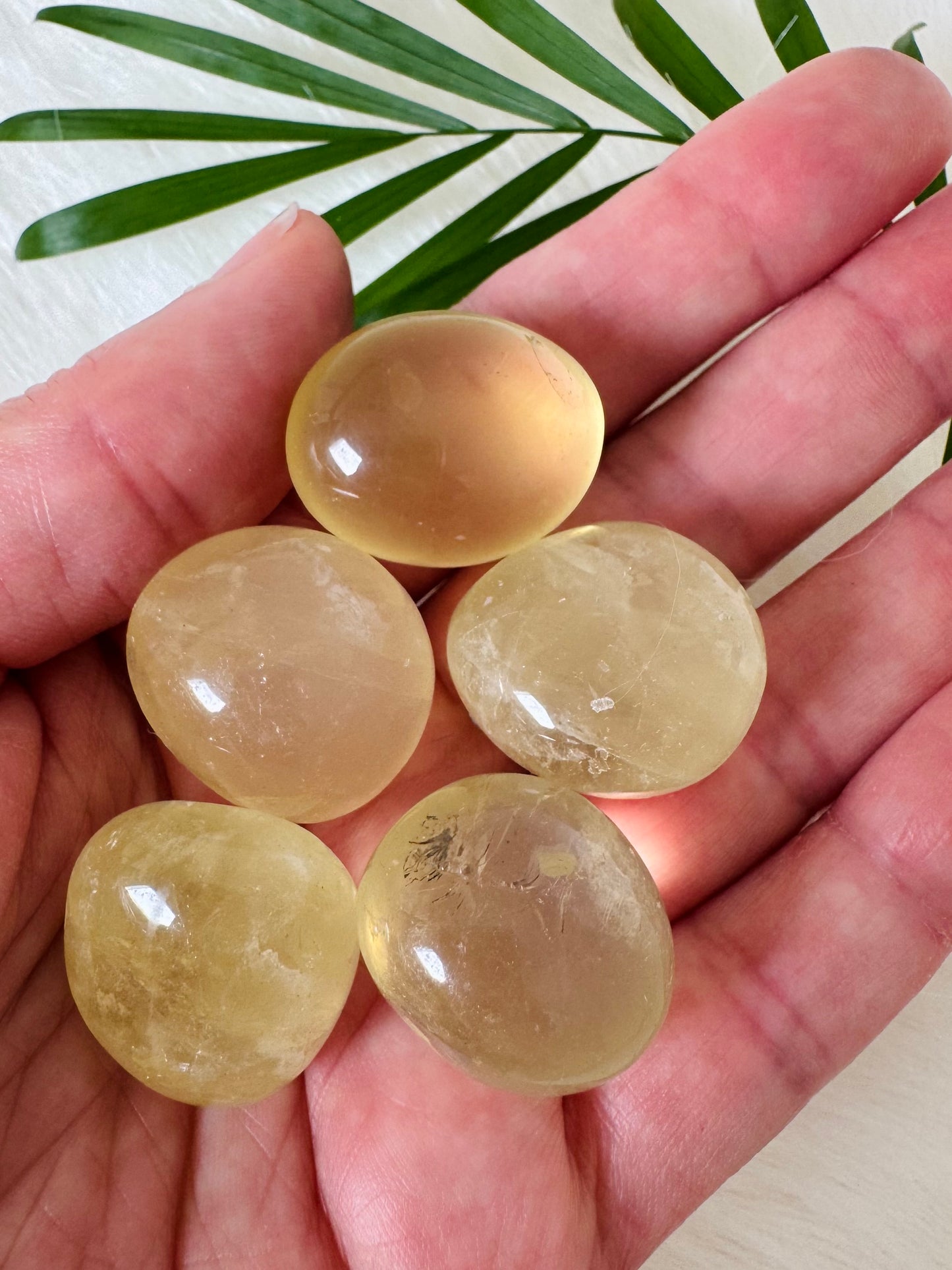 Lemon Quartz Tumbled - Moon Room Shop and Wellness
