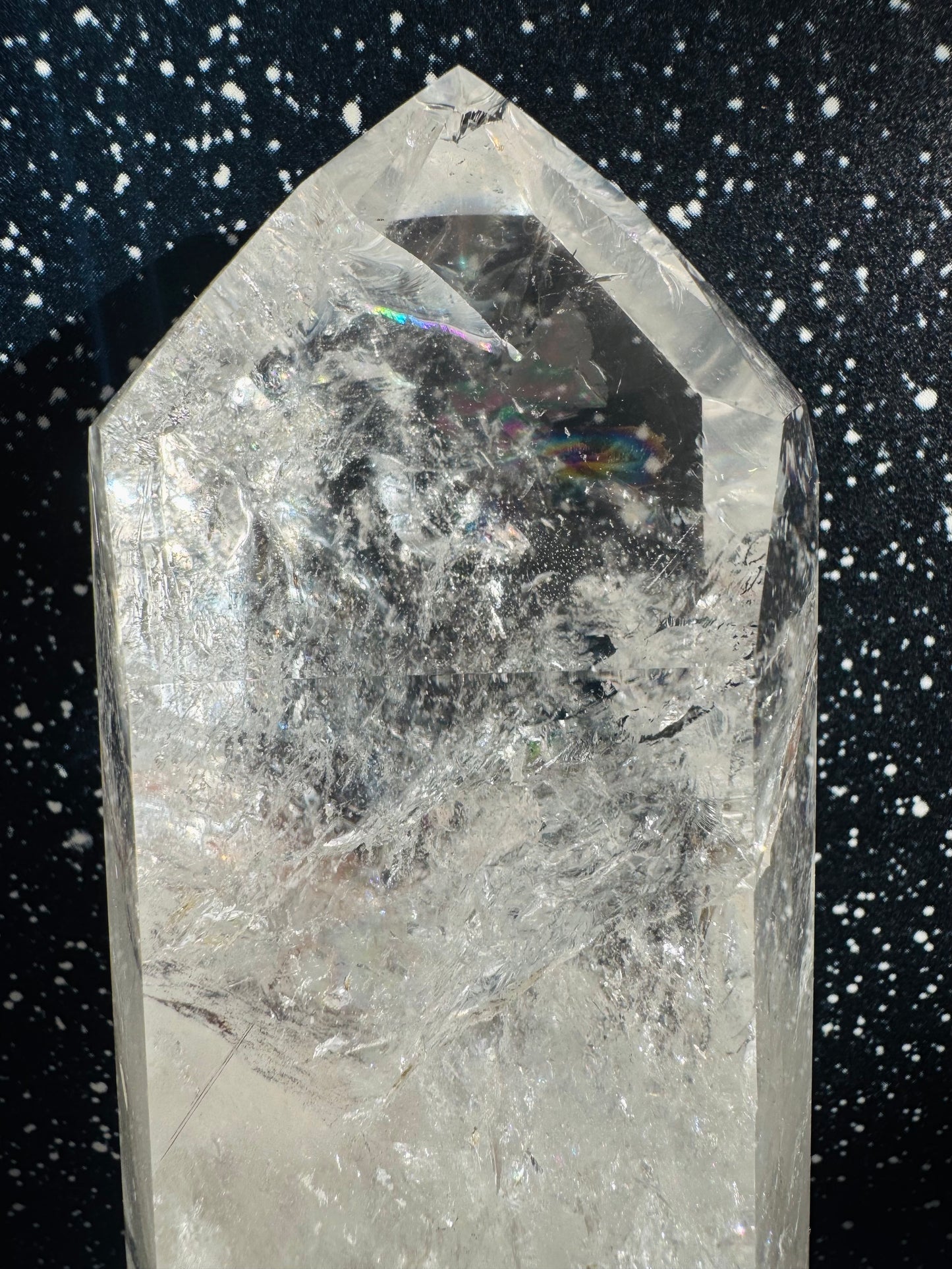 Clear Quartz Tower 1.02 pound Brazil Beauty - Moon Room Shop and Wellness