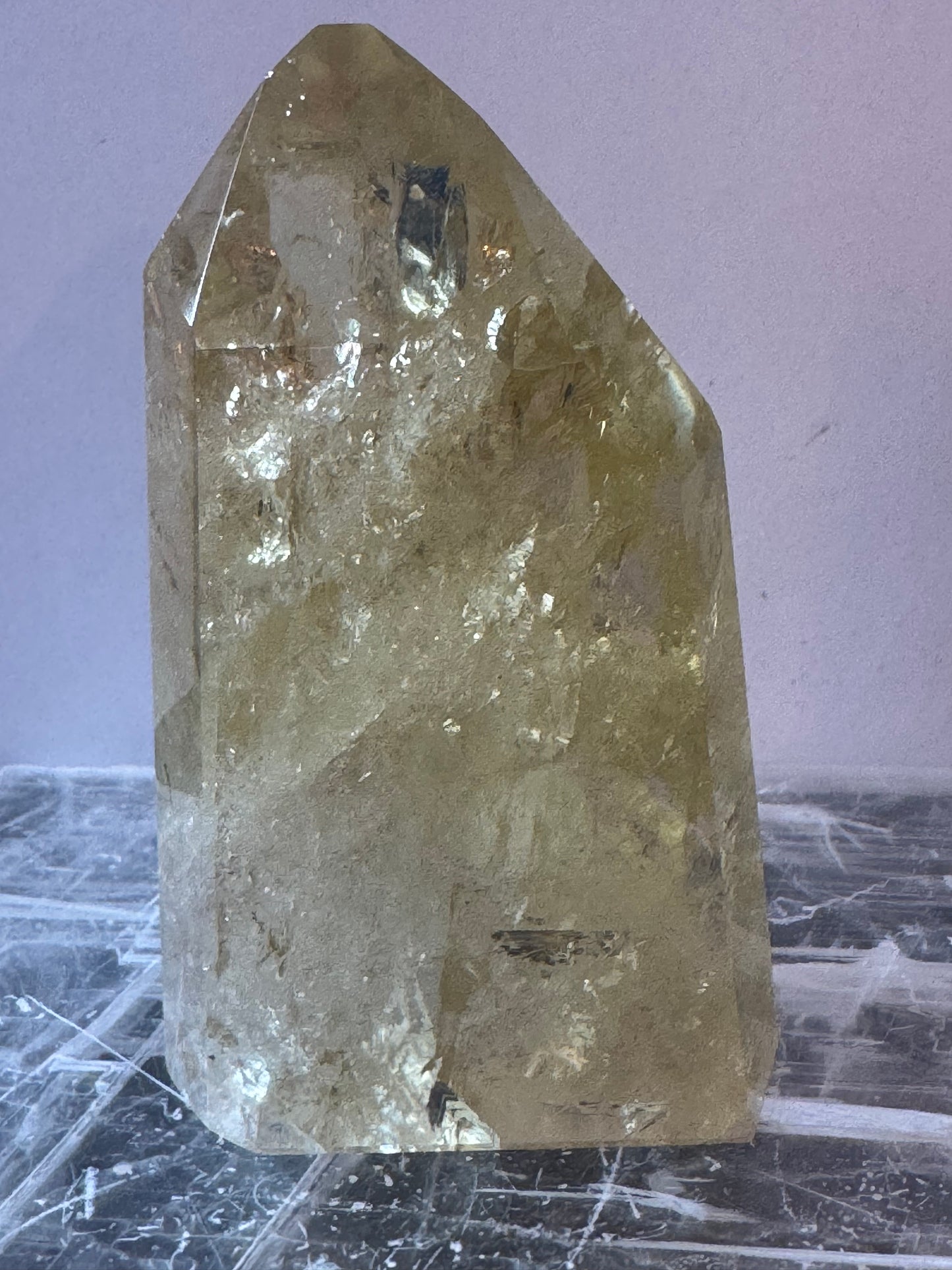 Lemon Quartz Tower 250 g Brazil Gorgeous - Moon Room Shop and Wellness