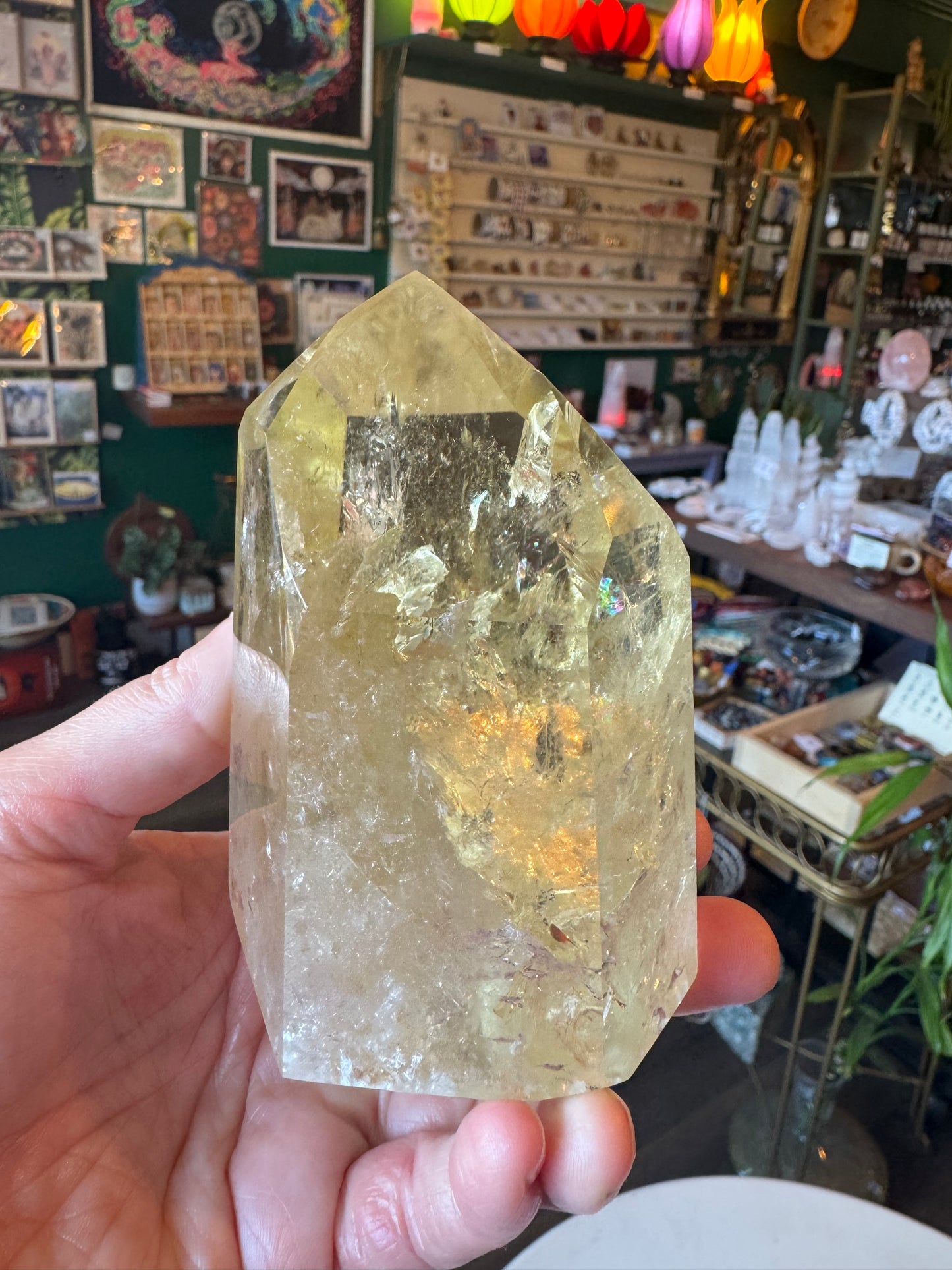 Lemon Quartz Tower 1.19 lbs Brazil