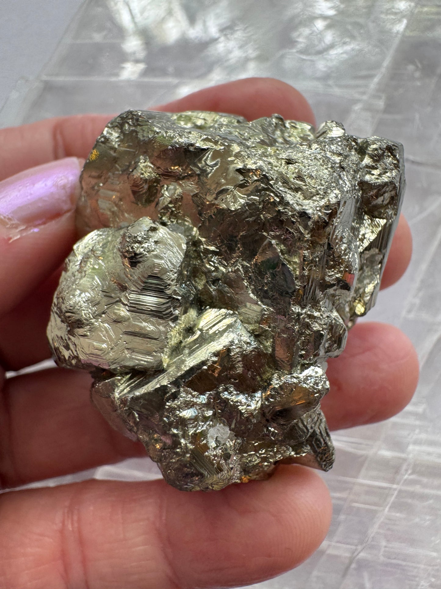 High Grade Peruvian Pyrite Cluster 98 g -Peru - Moon Room Shop and Wellness
