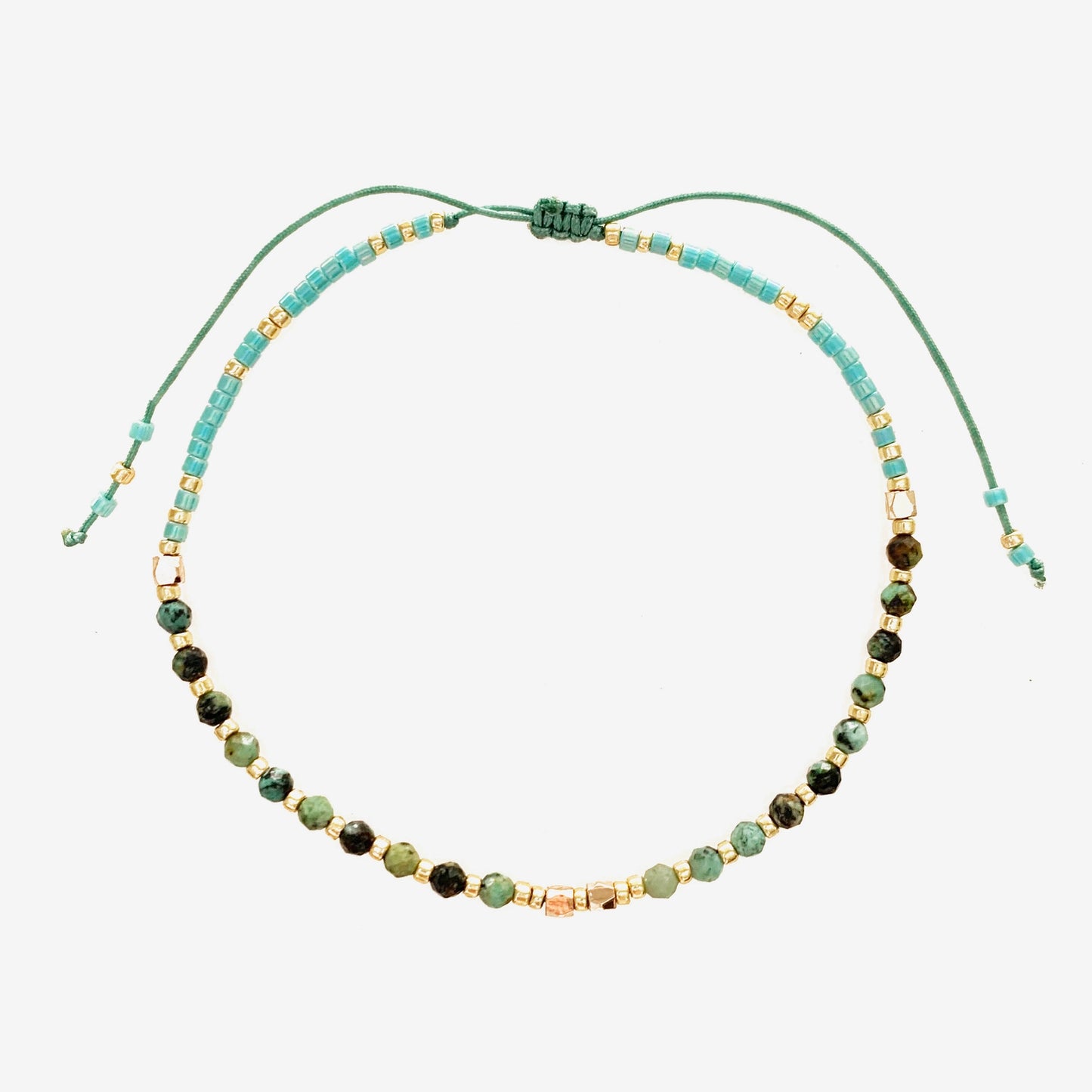 Turquoise Healing Gemstone Stacking Bracelet - Moon Room Shop and Wellness