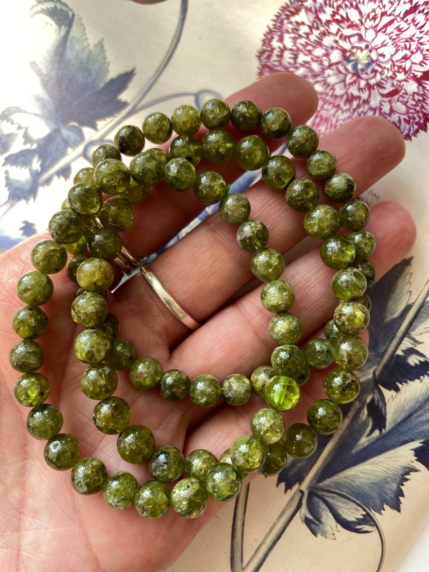 Peridot 6mm Stretch Bracelet - Moon Room Shop and Wellness