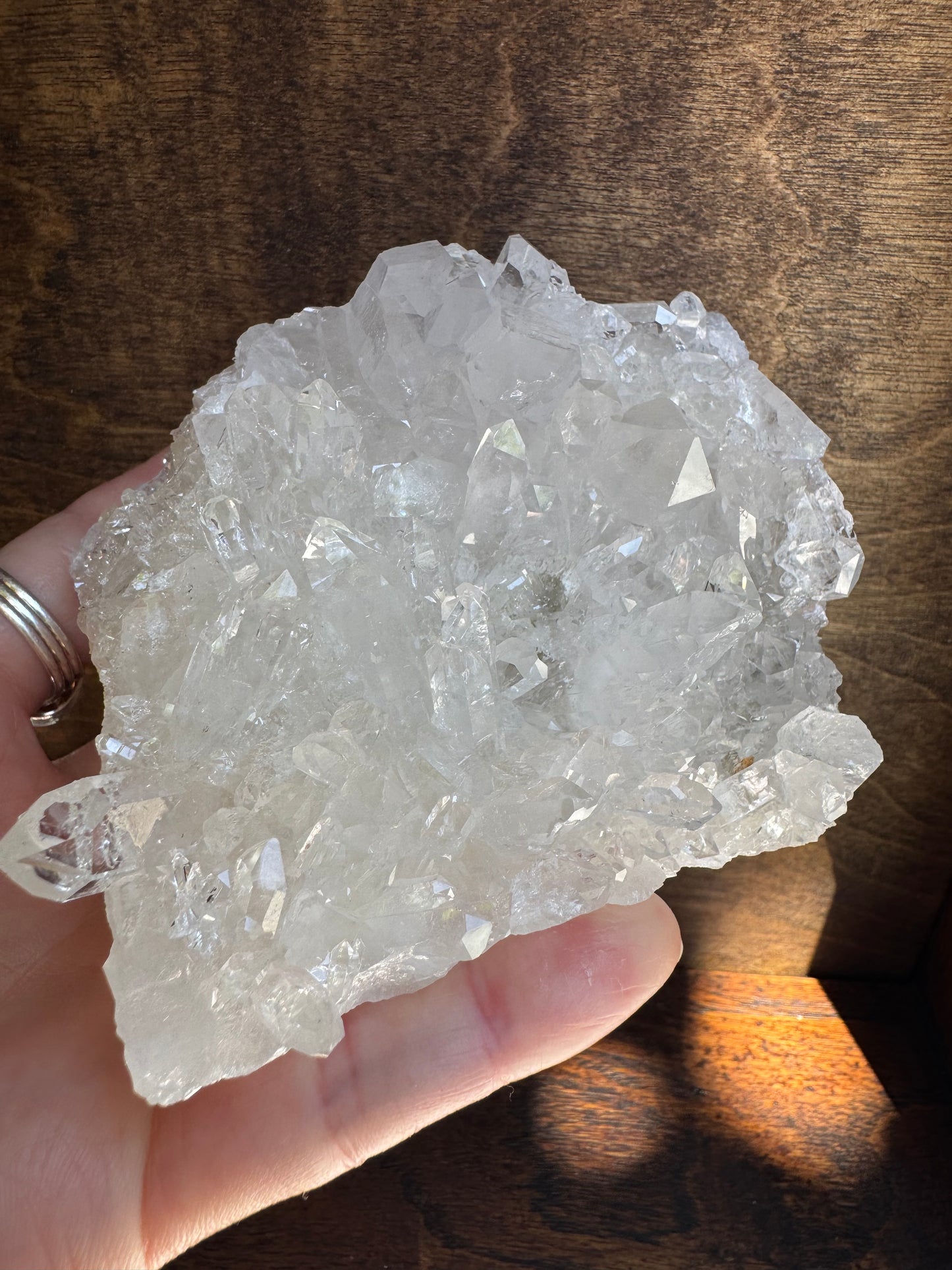 Clear Quartz Sparkly Brazilian Cluster 1.12 lb - Moon Room Shop and Wellness