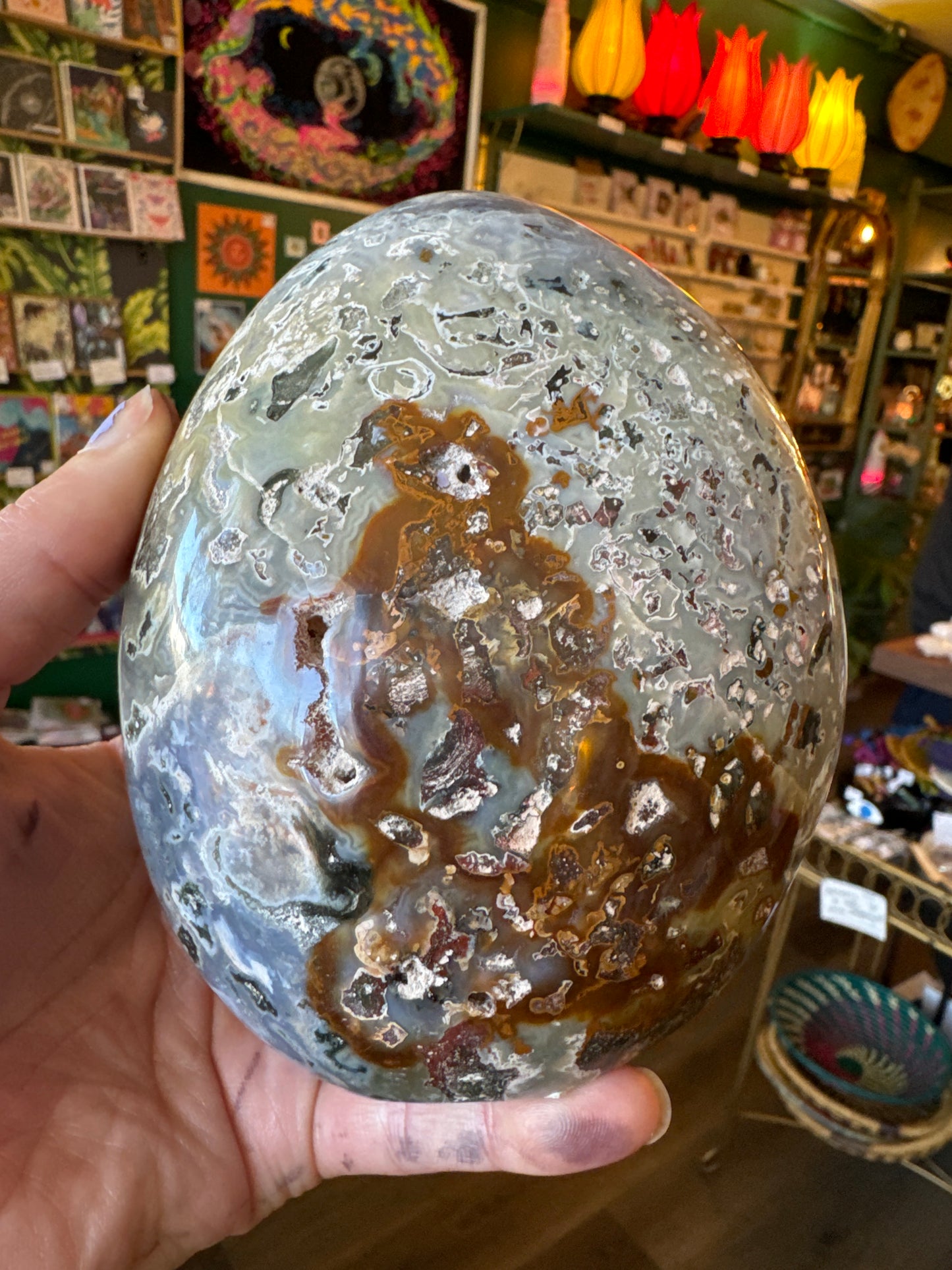 Blue Ocean Jasper Freeform 2.5 lb - Moon Room Shop and Wellness