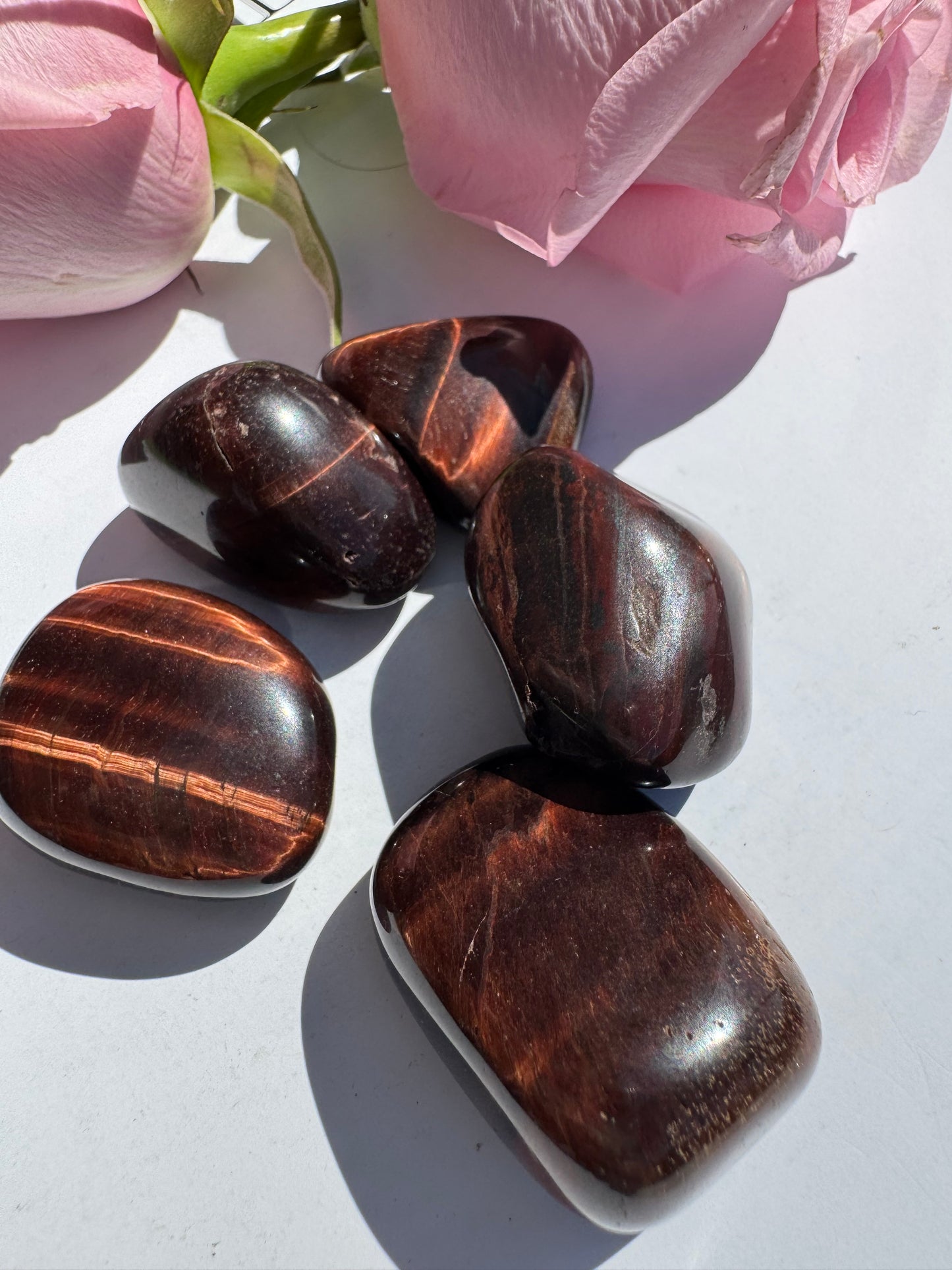 Red Tigers Eye Tumbled - Moon Room Shop and Wellness