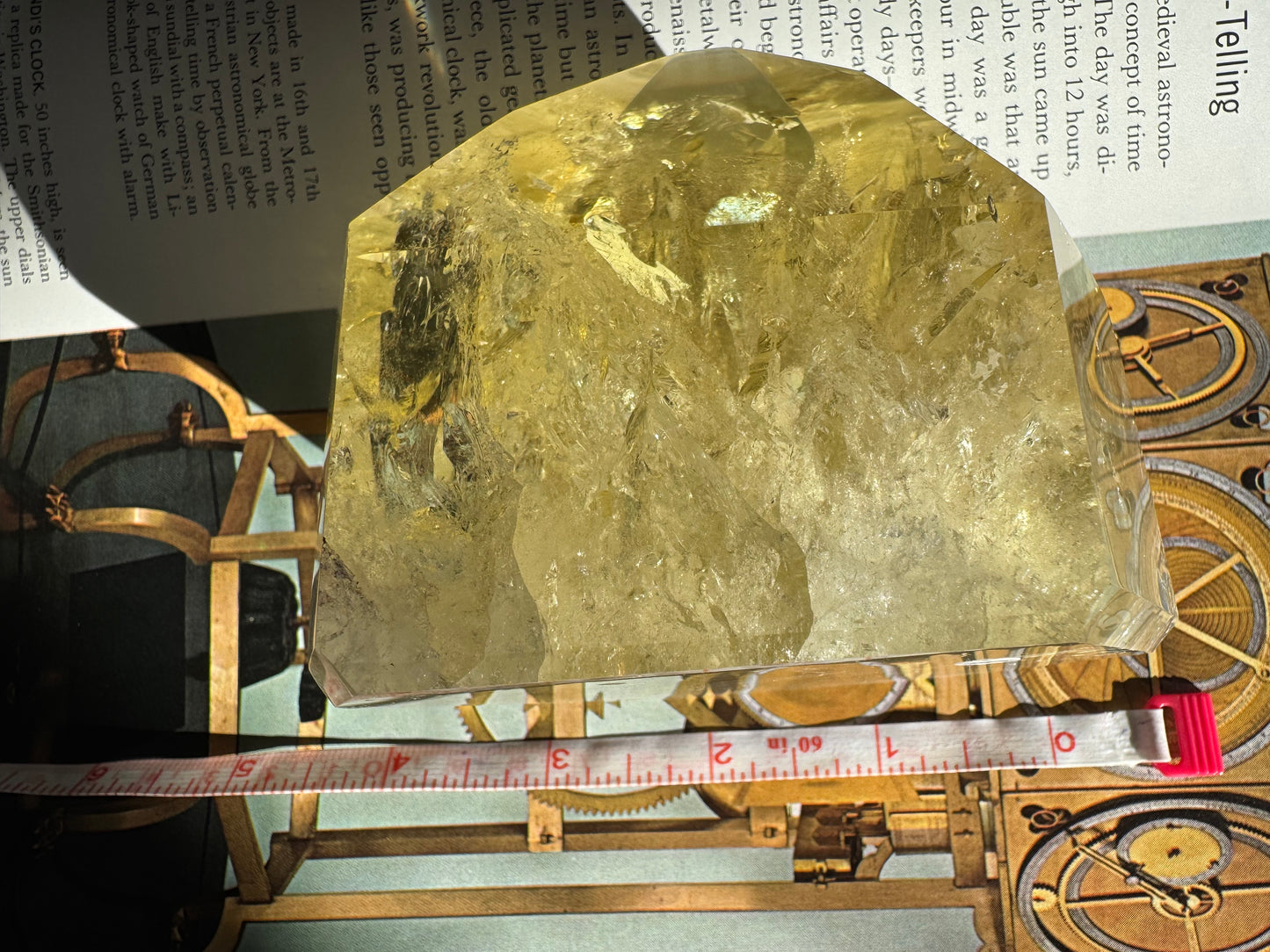 Lemon Quartz Tower 1.67 pound Brazil Gorgeous - Moon Room Shop and Wellness