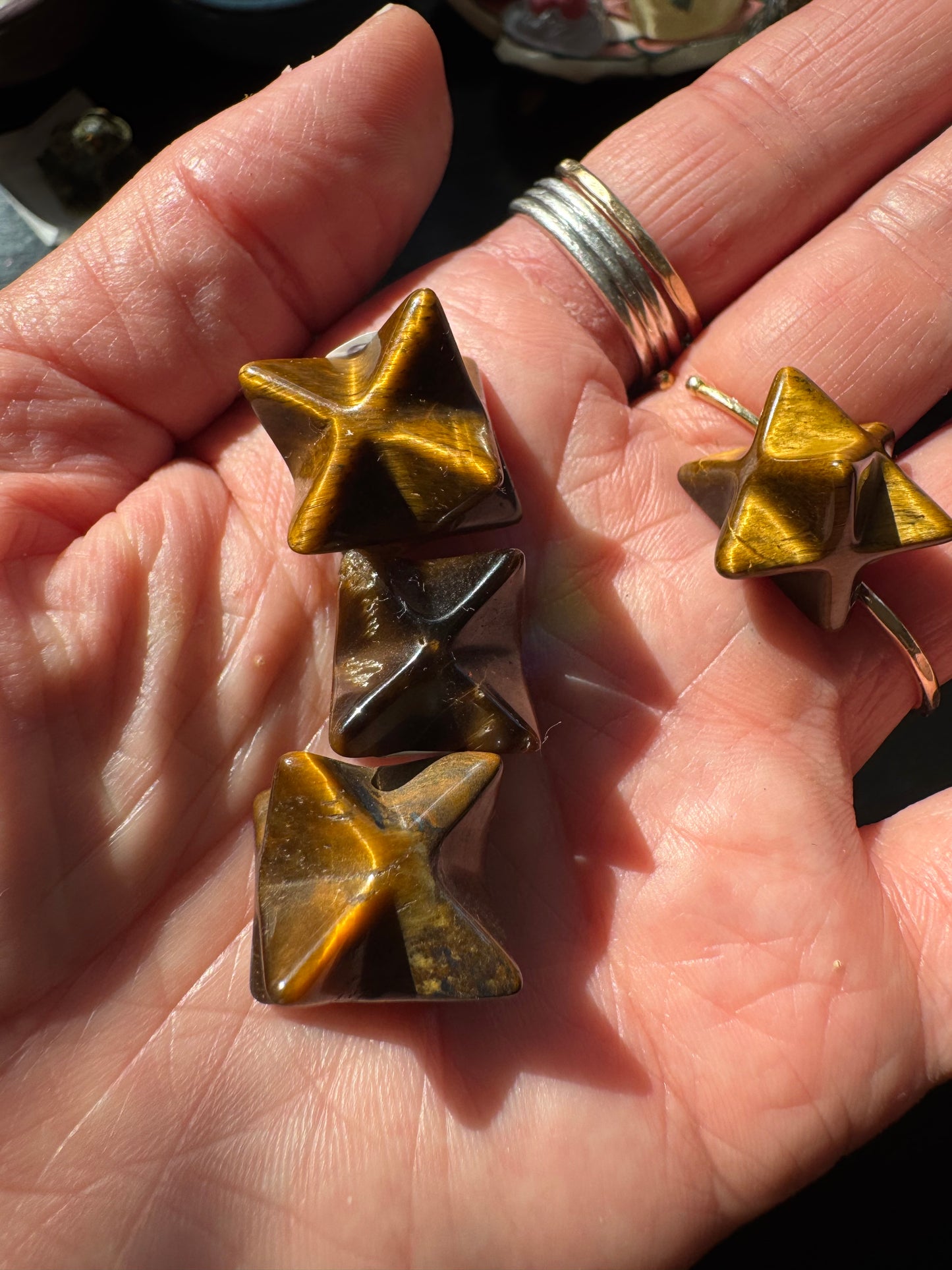 Tiger's Eye Merkaba Mini