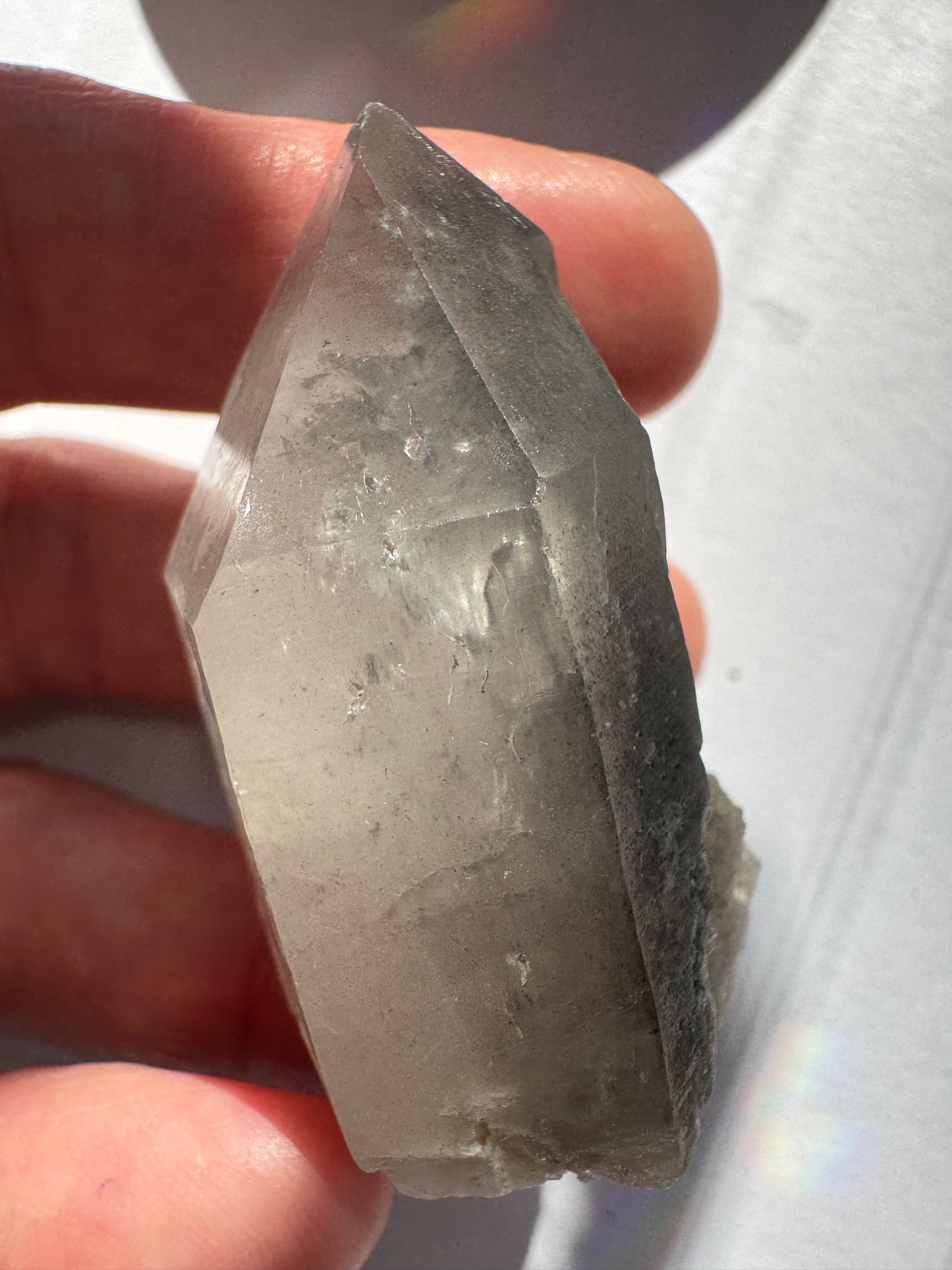 Black Phantom Quartz Point 41 g Brazil - Moon Room Shop and Wellness