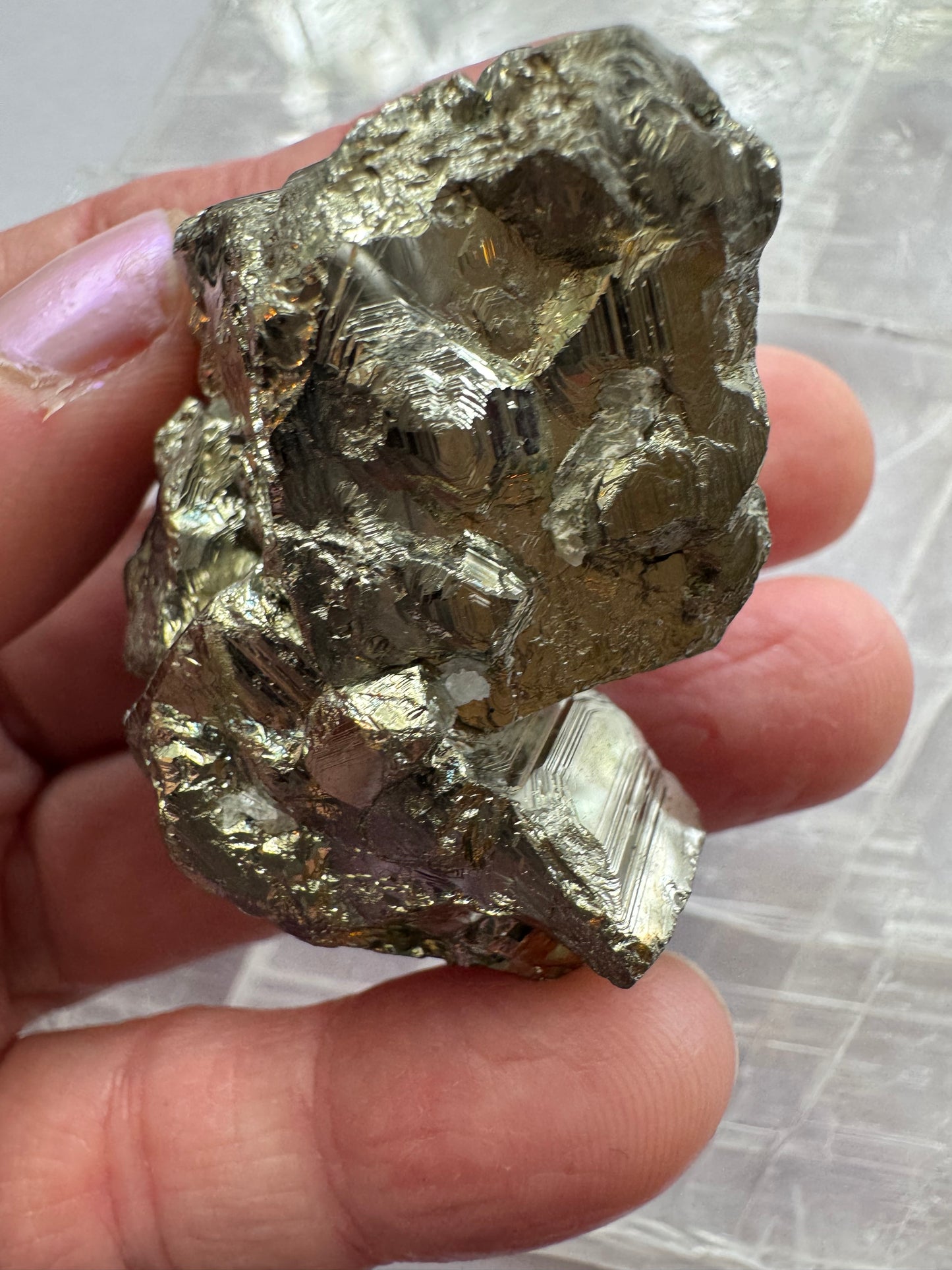 High Grade Peruvian Pyrite Cluster 98 g -Peru - Moon Room Shop and Wellness