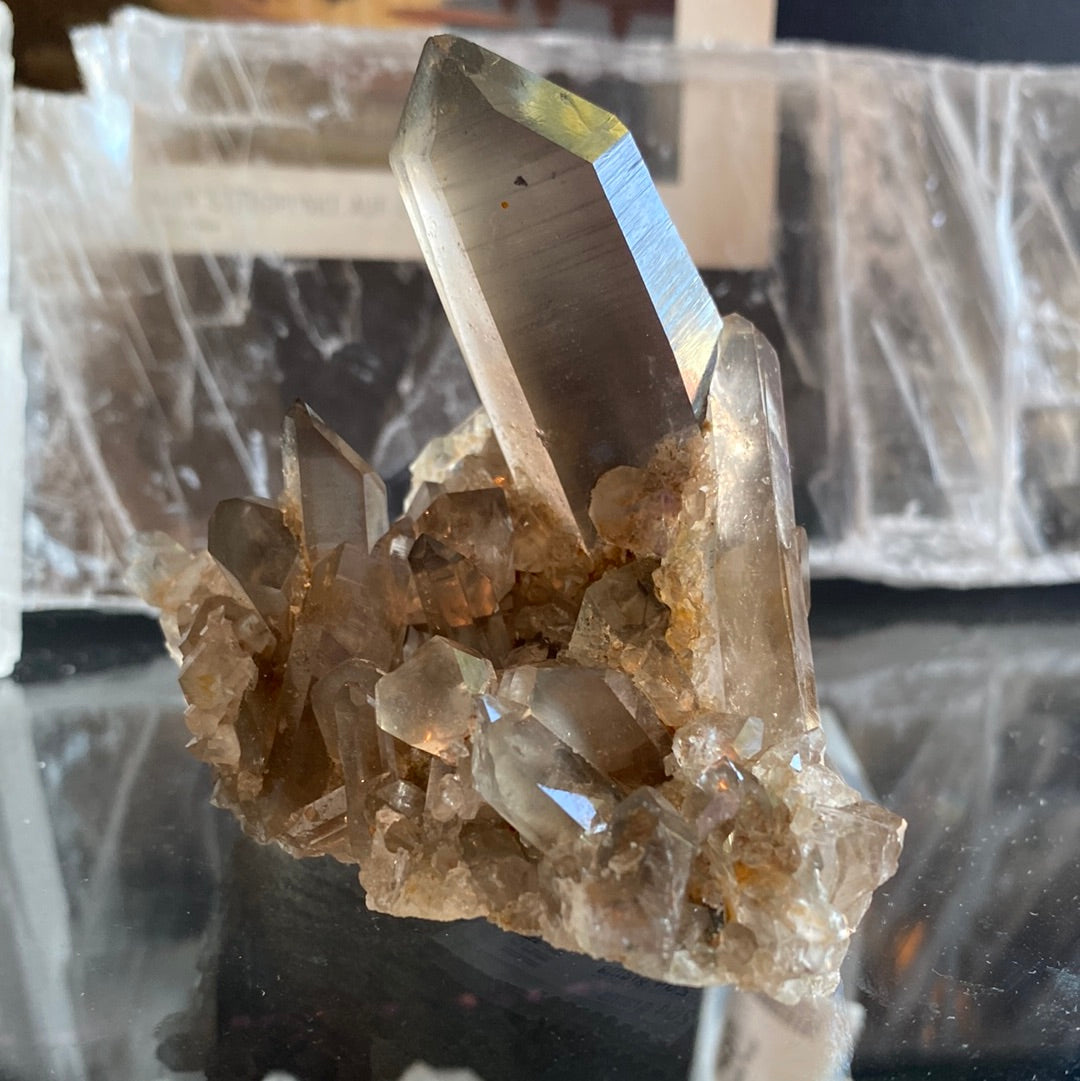 Smoky Quartz Cluster w/ Rainbowwsss! 264 grams - Moon Room Shop and Wellness