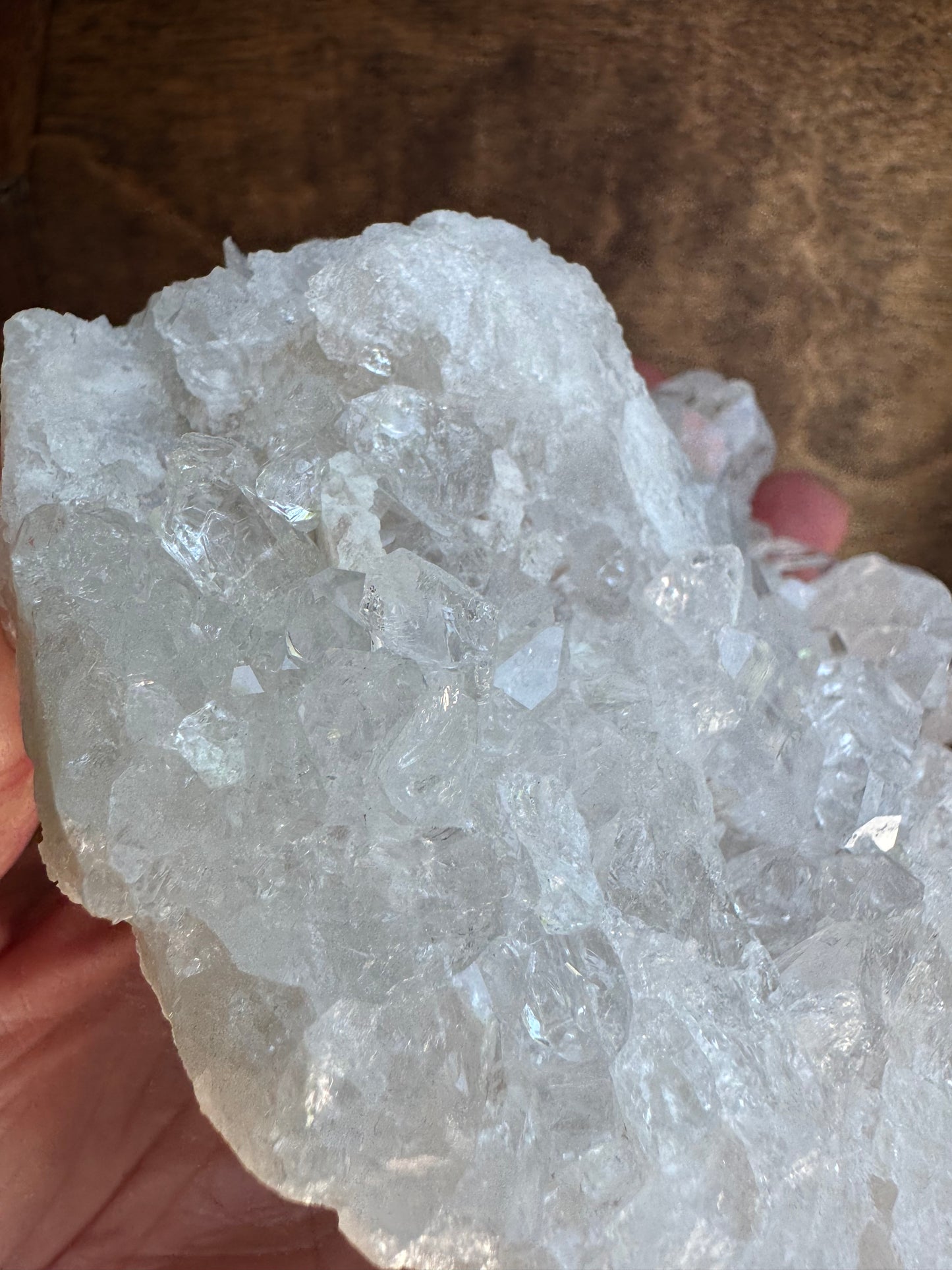 Clear Quartz Sparkly Brazilian Cluster 1.50 lb - Moon Room Shop and Wellness