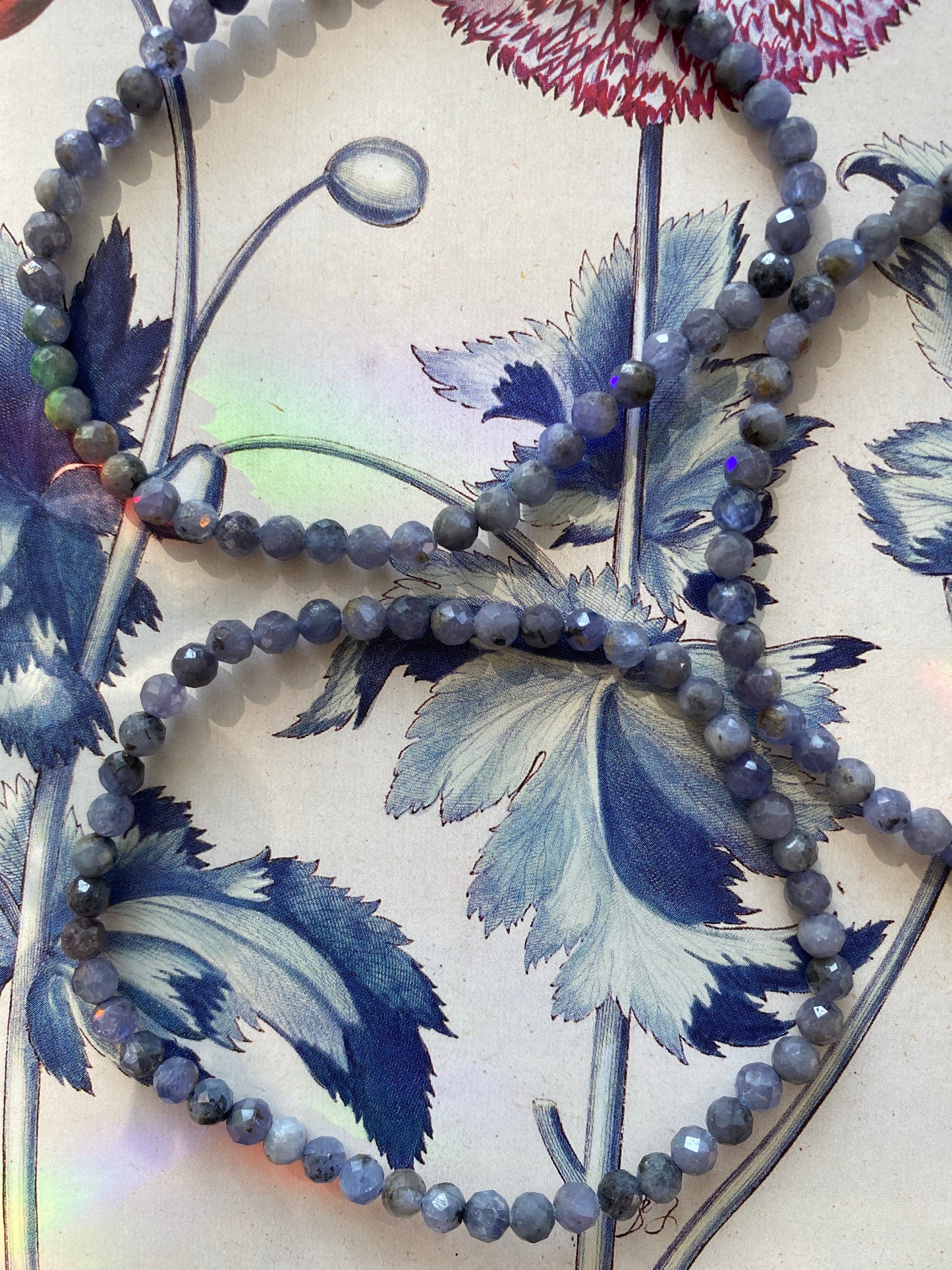 Tanzanite Stretch Bracelet 4-5mm - Moon Room Shop and Wellness