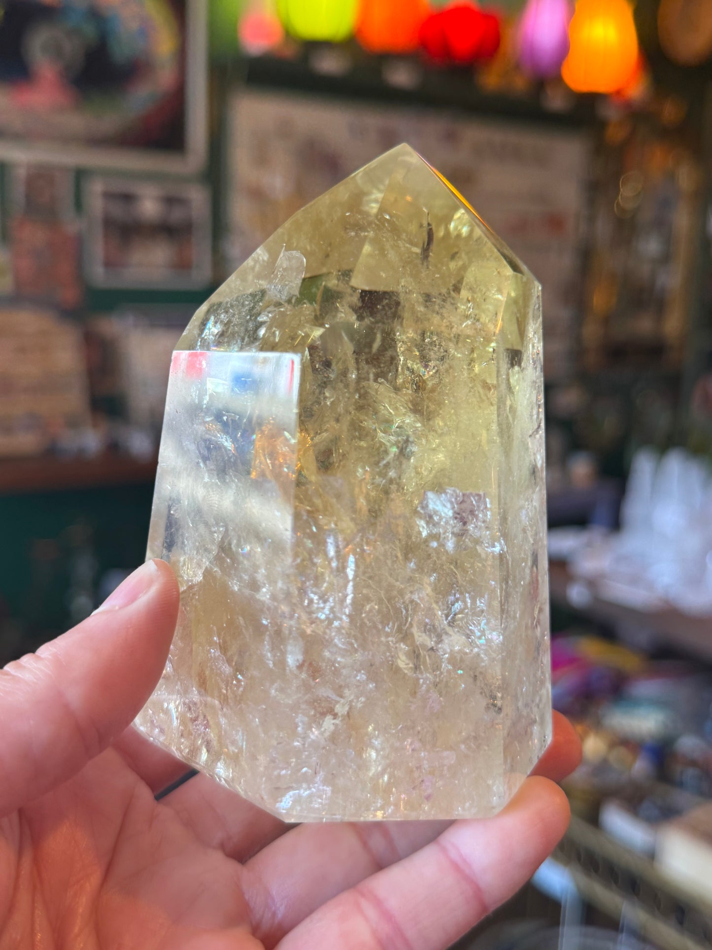 Lemon Quartz Tower 1.19 lbs Brazil