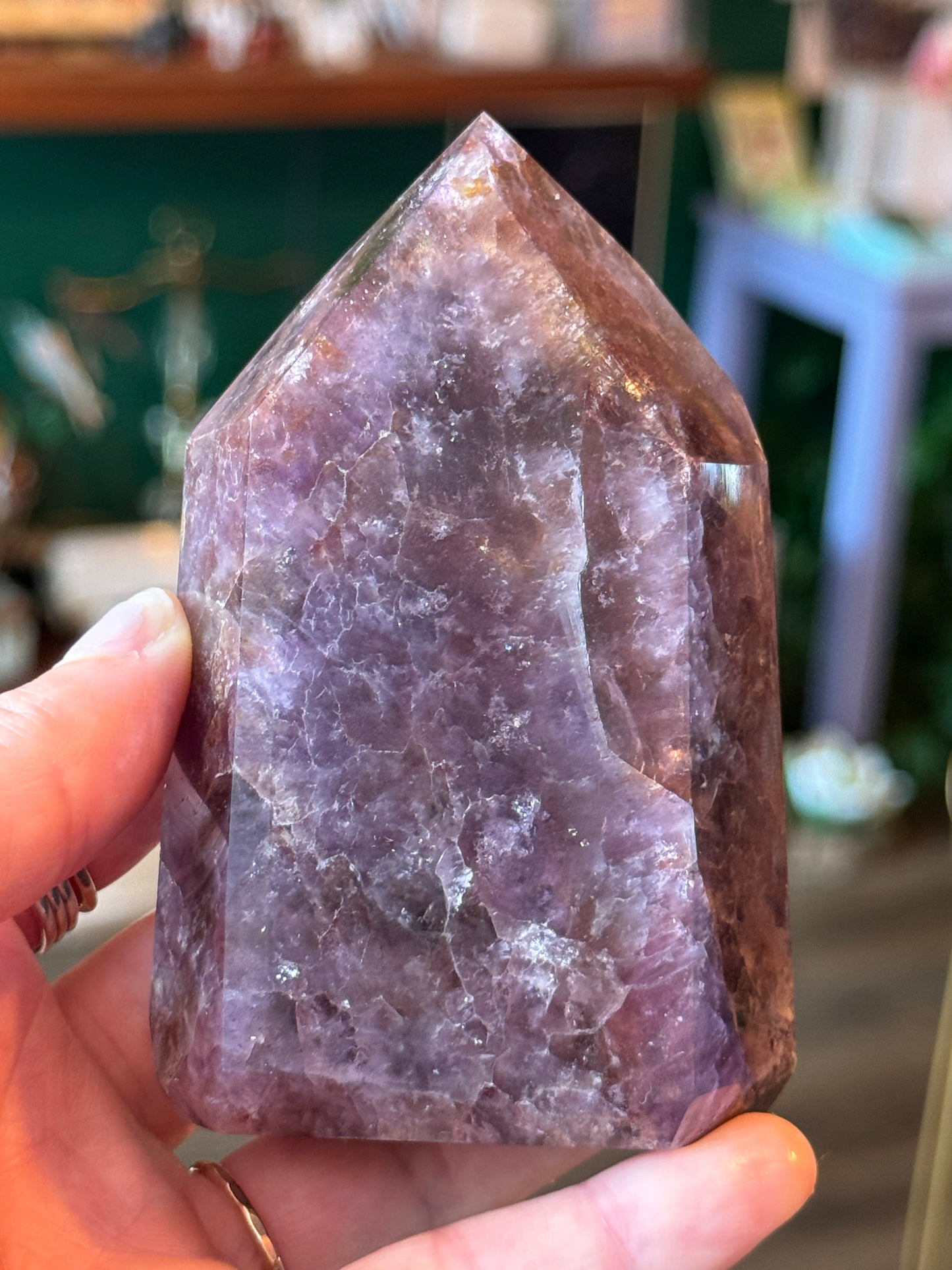Super Seven/Melody Stone Gorgeous Tower 313 g- Brazil - Moon Room Shop and Wellness