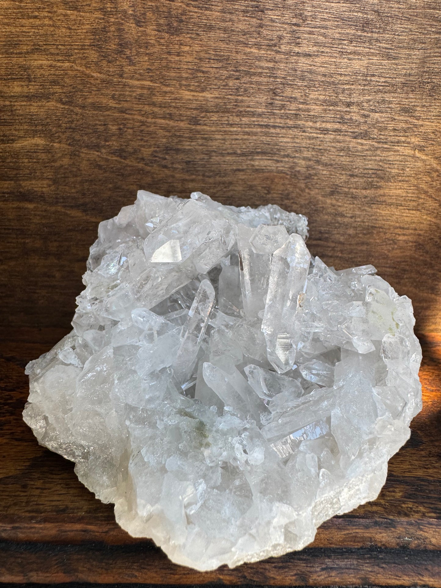 Clear Quartz Sparkly Brazilian Cluster 426 g - Moon Room Shop and Wellness