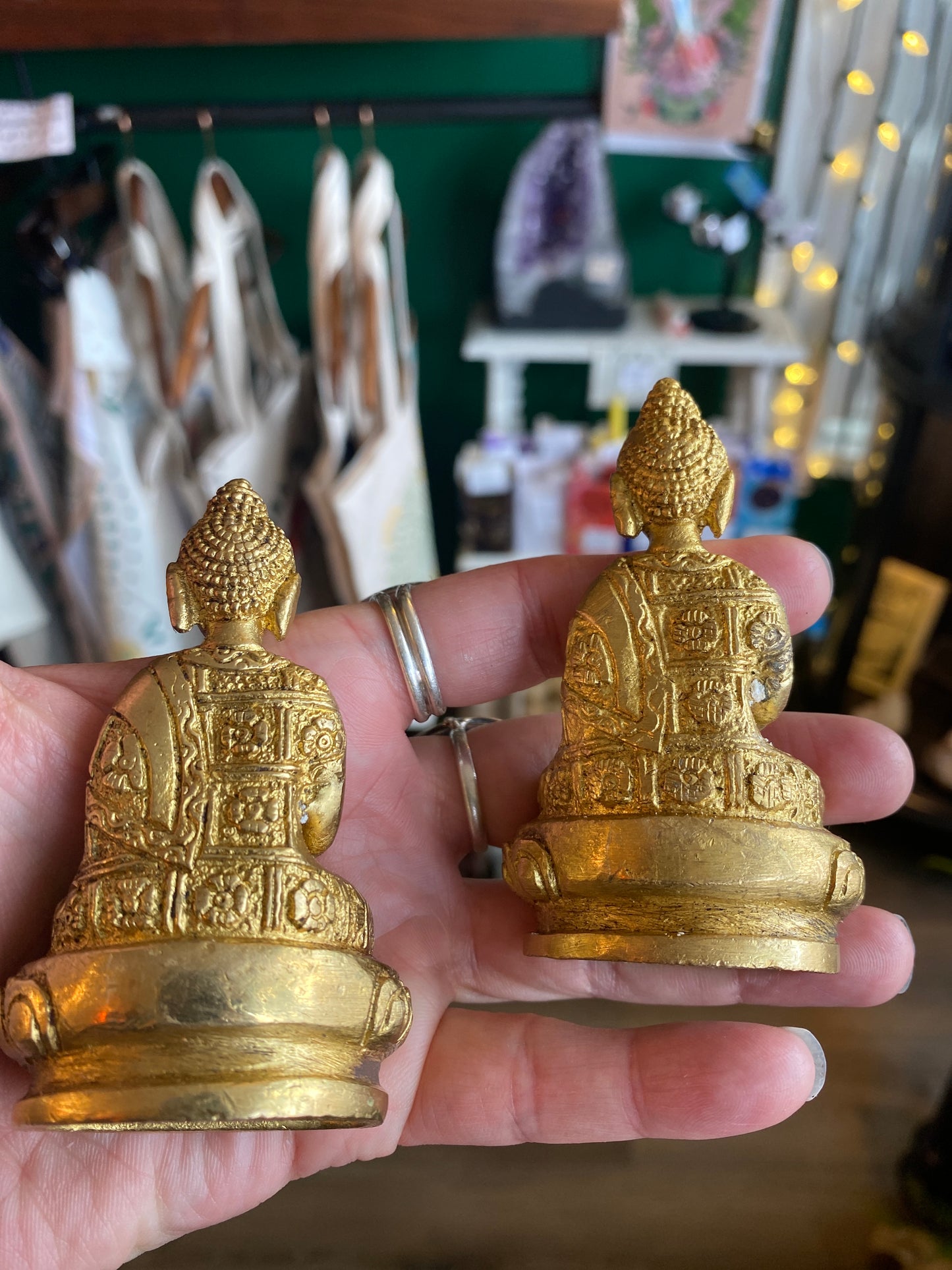 Sitting Buddha Brass - Moon Room Shop and Wellness