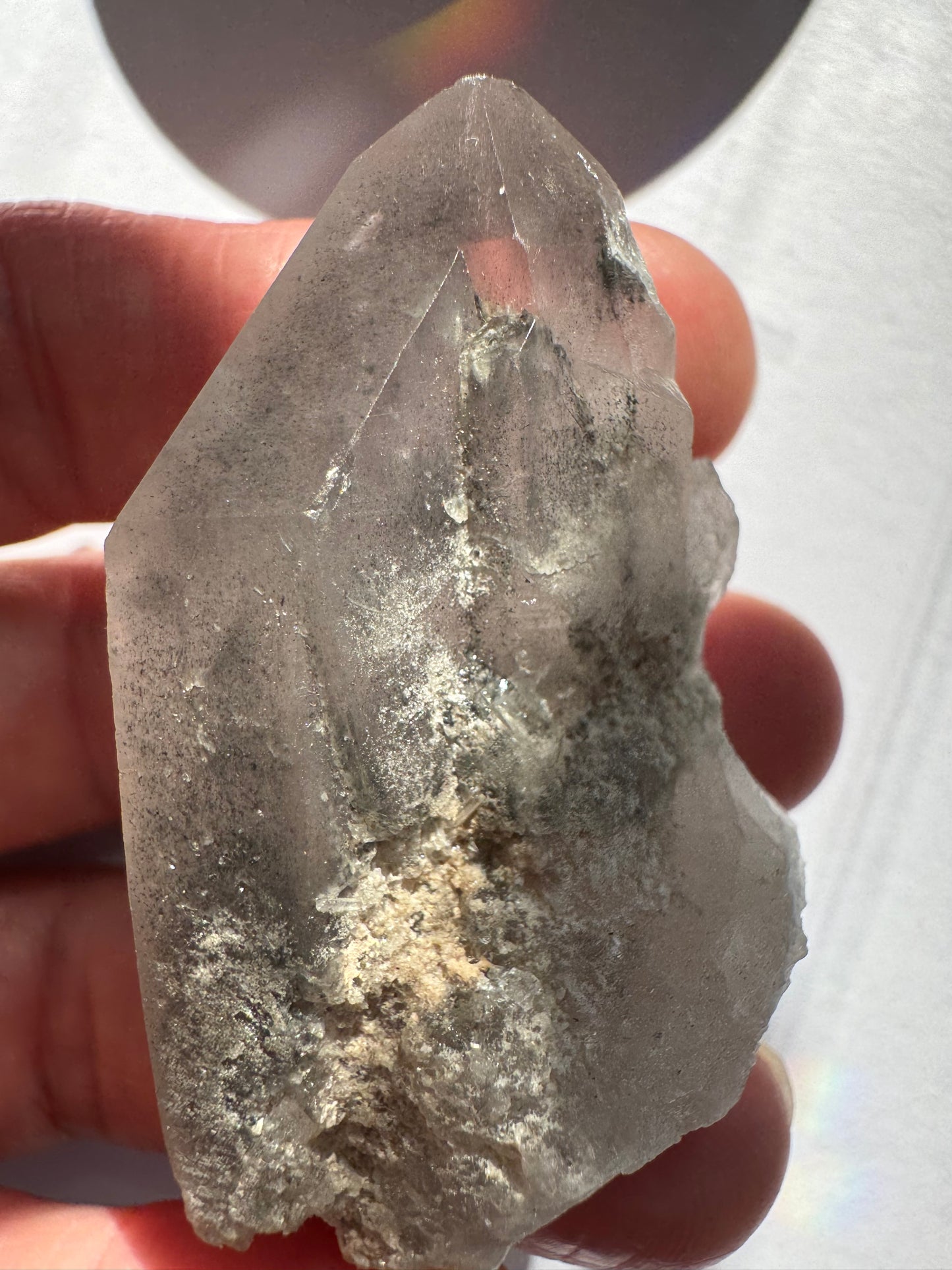 Black Phantom Quartz Point 41 g Brazil - Moon Room Shop and Wellness