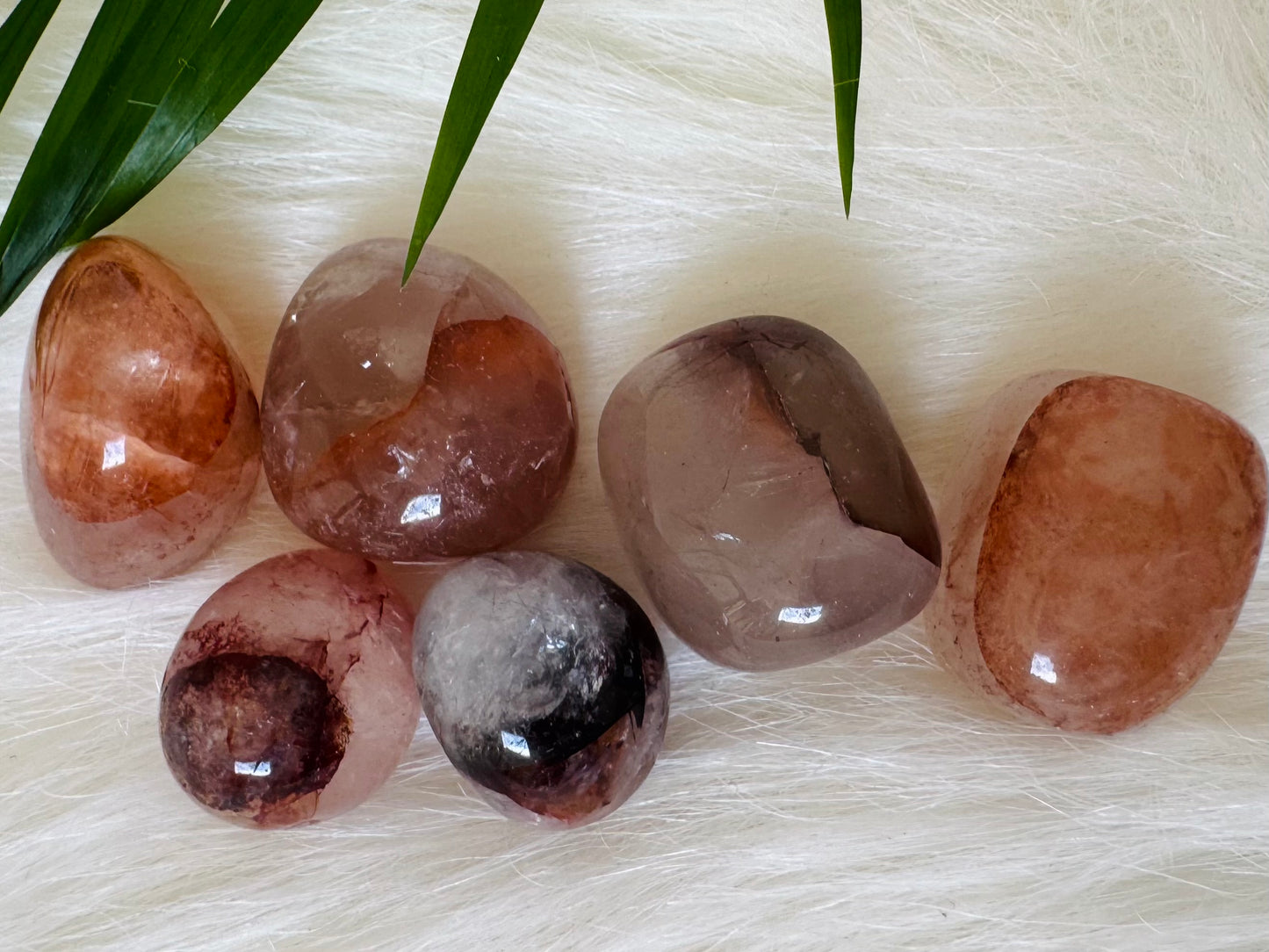 Hematoid Fire Quartz Tumbled - Moon Room Shop and Wellness