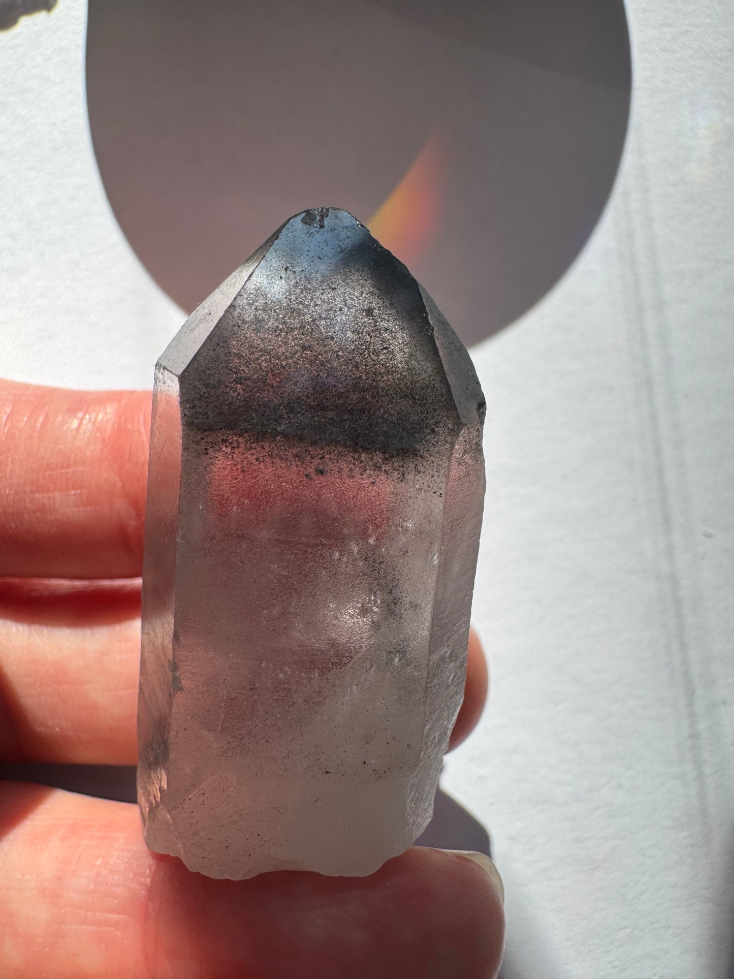 Black Phantom Quartz Point 22 g Brazil - Moon Room Shop and Wellness