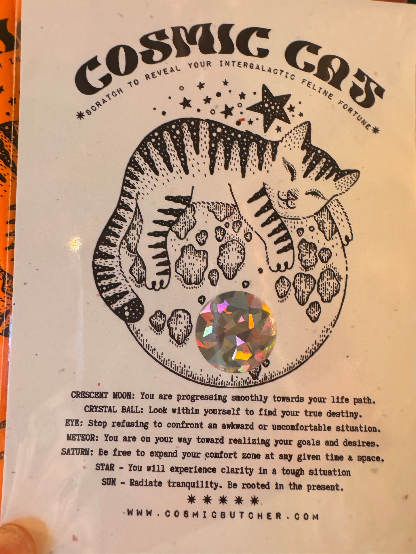 Cosmic Creatures Scratch Off Fortune - Moon Room Shop and Wellness