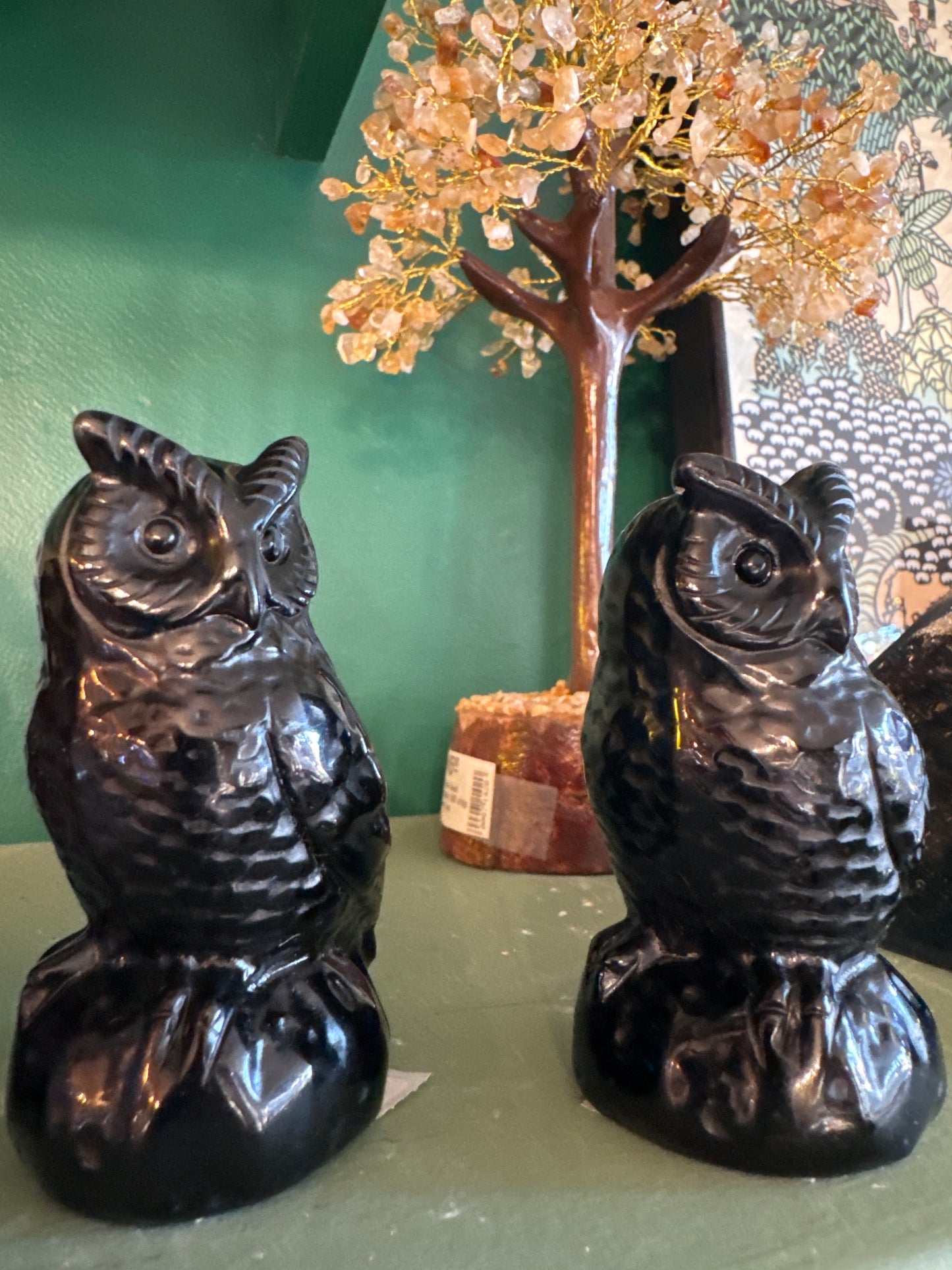 Obsidian Owl 3" - Moon Room Shop and Wellness