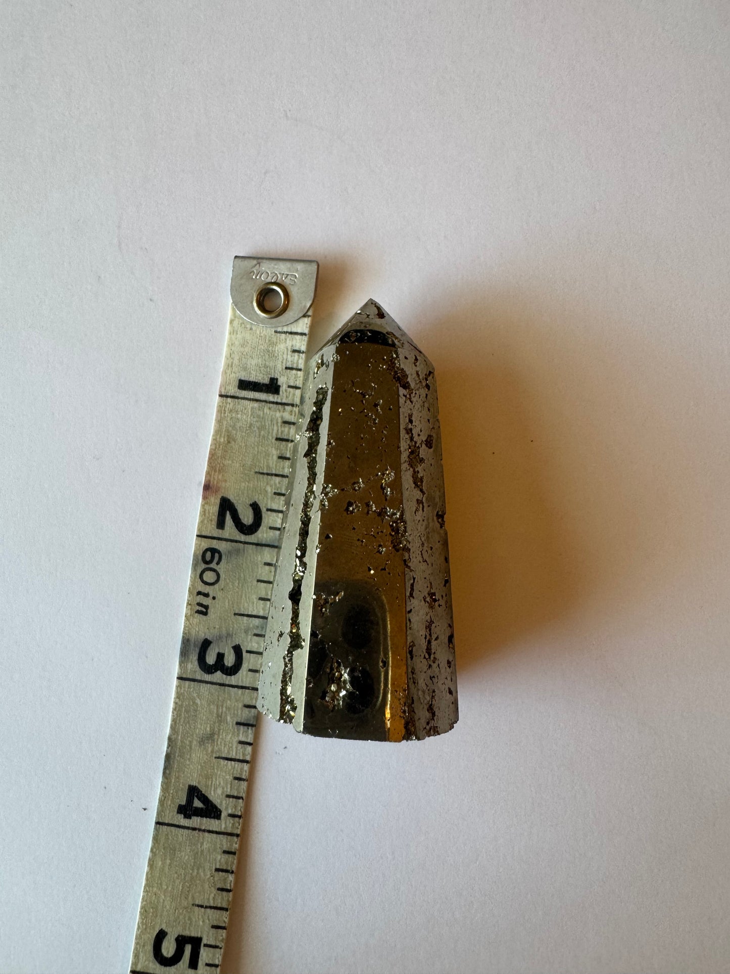 Pyrite Tower/Obelisk 120 g   Peru - Moon Room Shop and Wellness