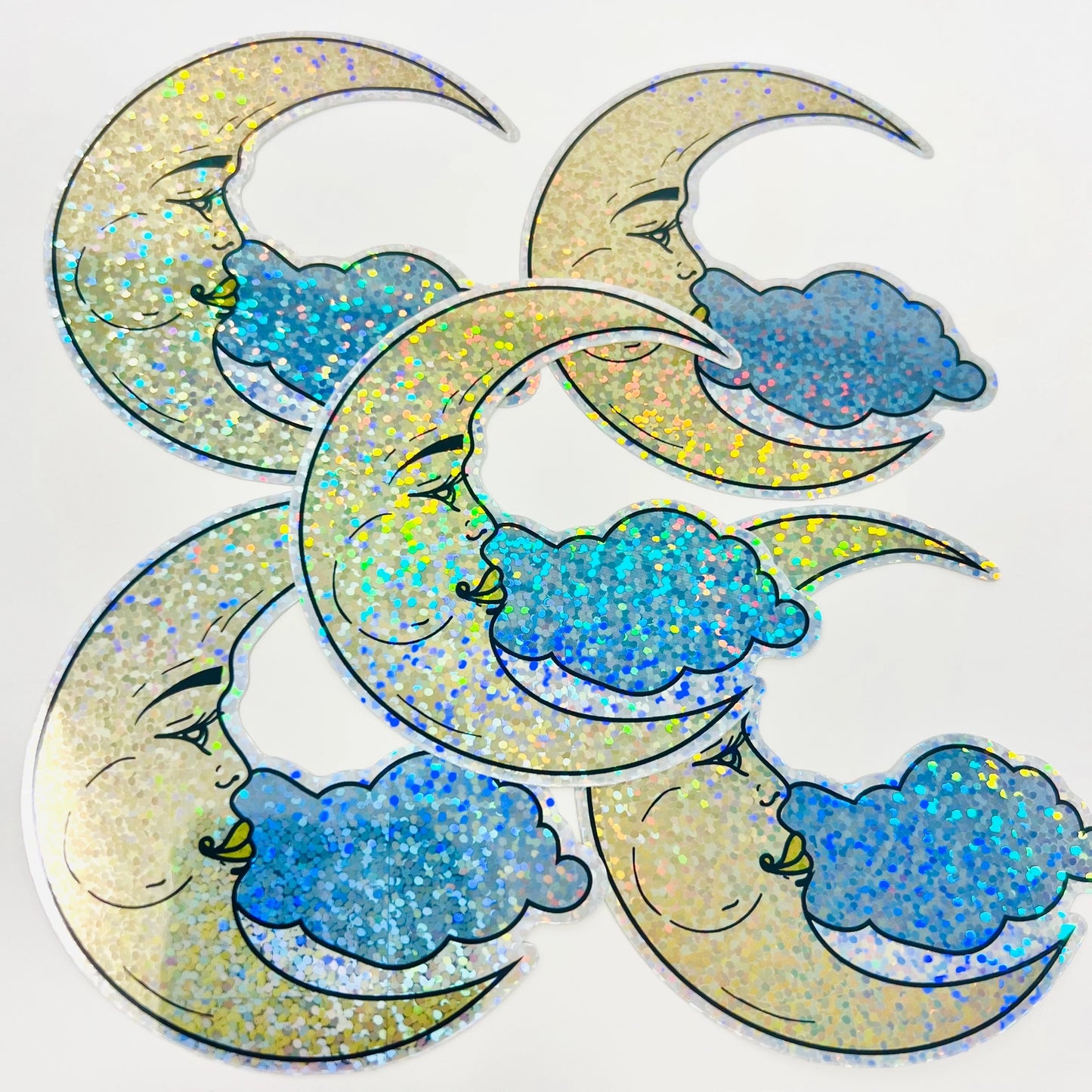 Moonshine Glitter Sticker - Moon Room Shop and Wellness