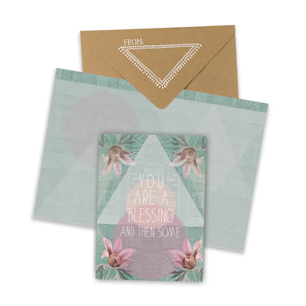 you are a blessing - blank inside- mini card - Moon Room Shop and Wellness