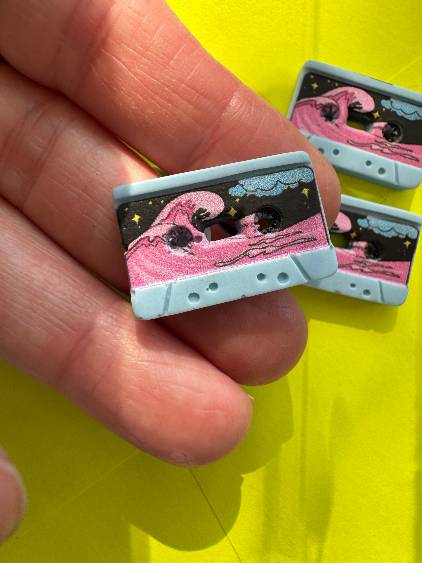80's Cassette Tape Charm - Moon Room Shop and Wellness