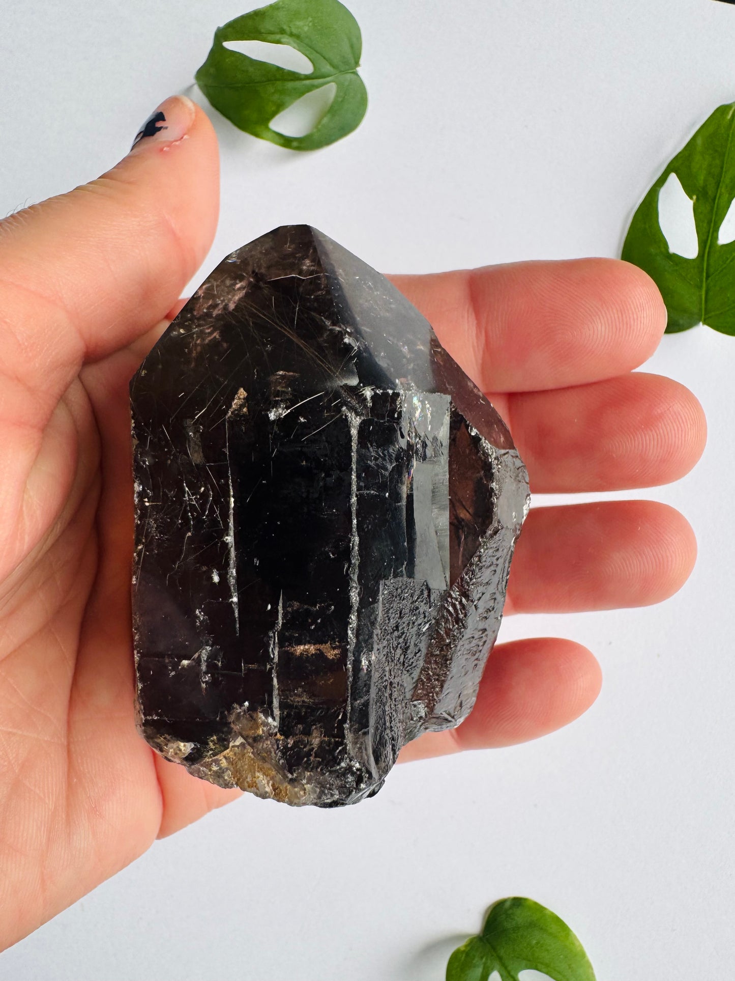 Smoky Quartz Rutilated Beauty 176 g. Brazil - Moon Room Shop and Wellness