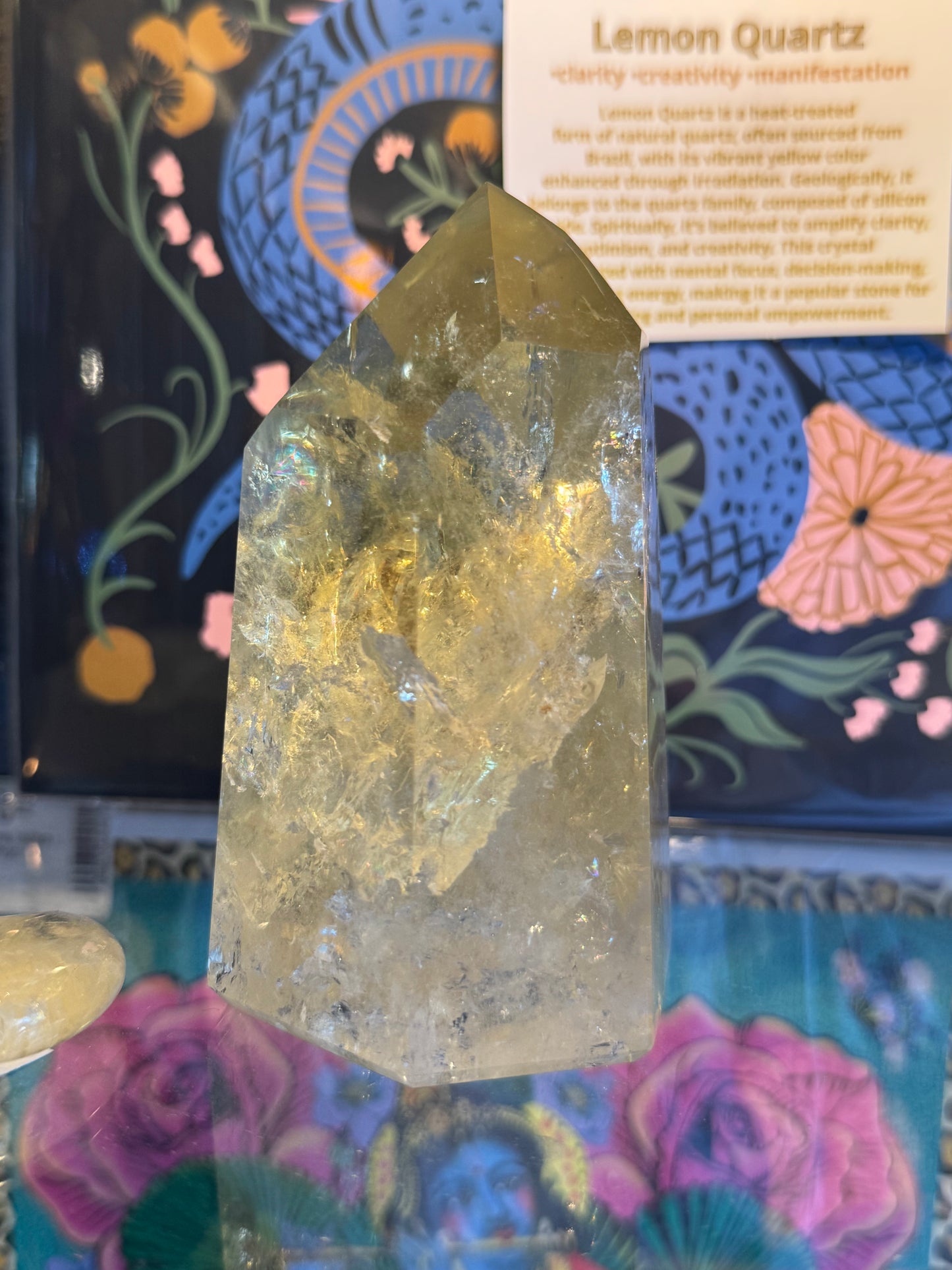 Lemon Quartz Tower 1.19 lbs Brazil