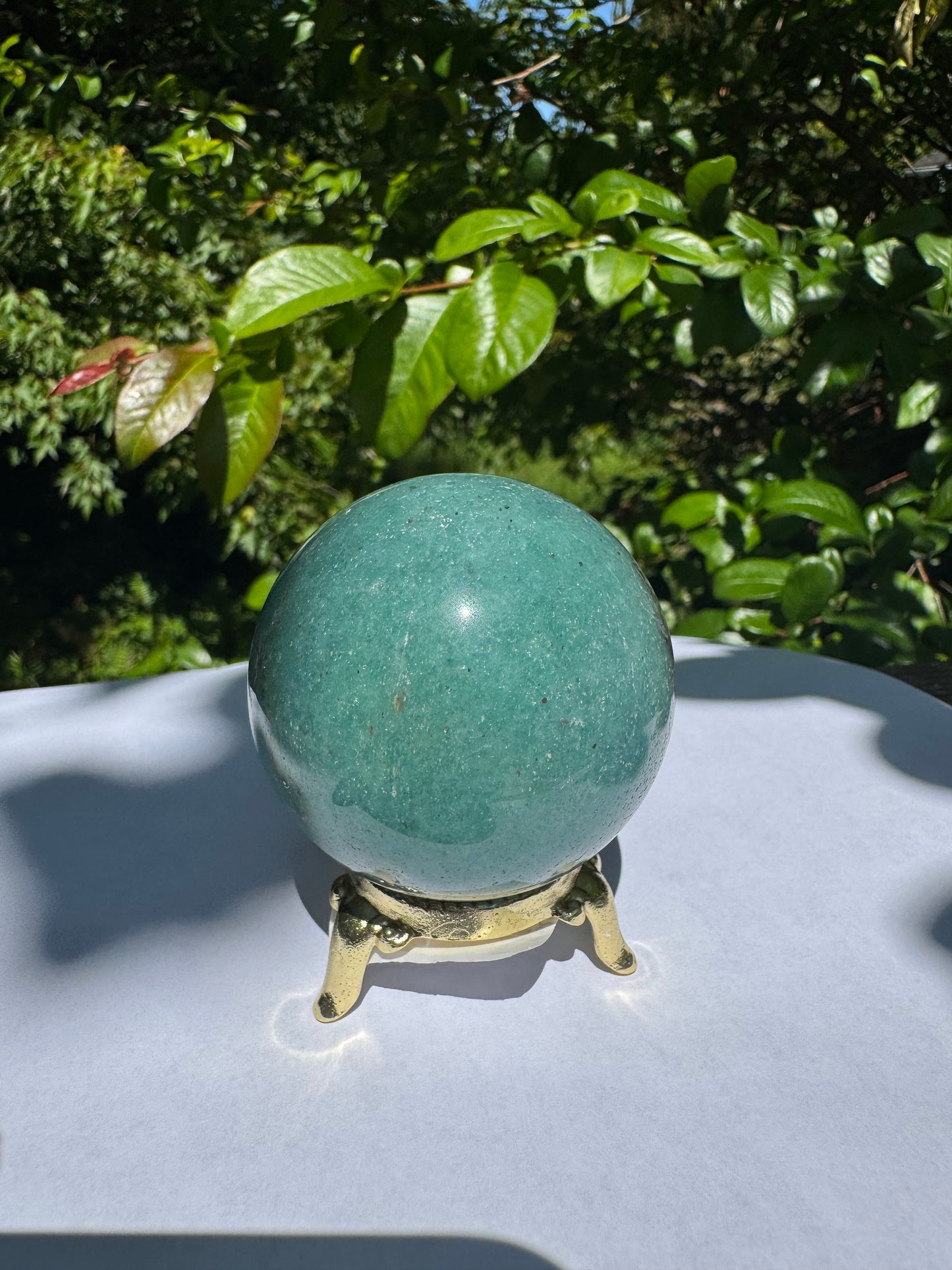 Green Aventurine Beautiful Sphere - Brazil 208 g - Moon Room Shop and Wellness