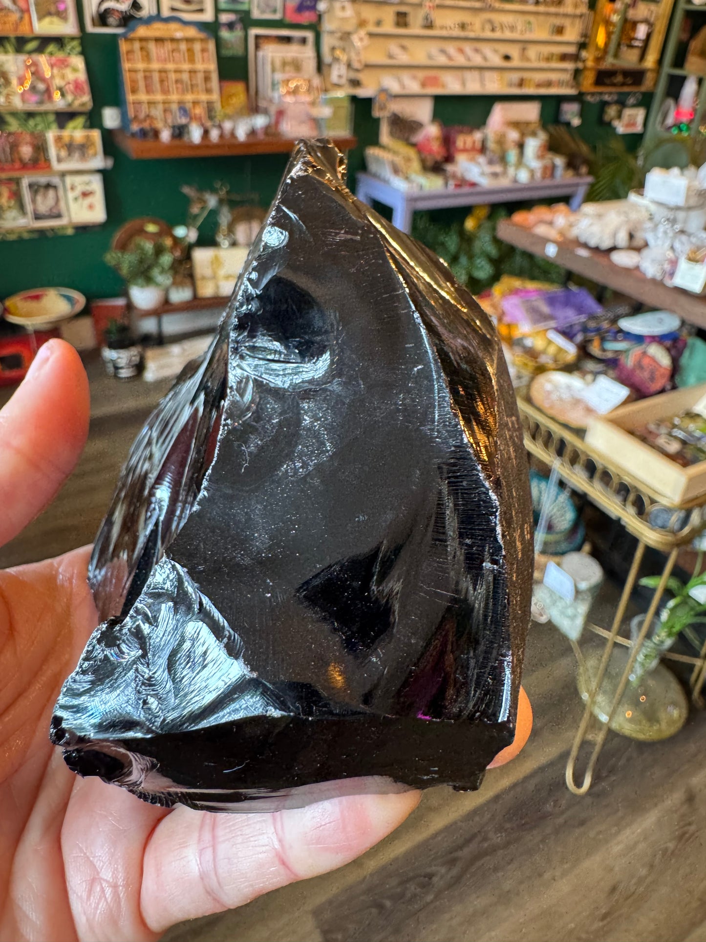 Black Obsidian Raw 1.4lb - Moon Room Shop and Wellness