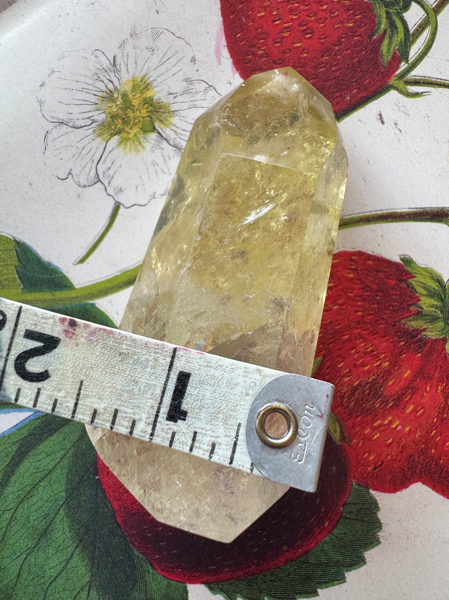 Lemon Quartz Tower 212 g Brazil Gorgeous - Moon Room Shop and Wellness