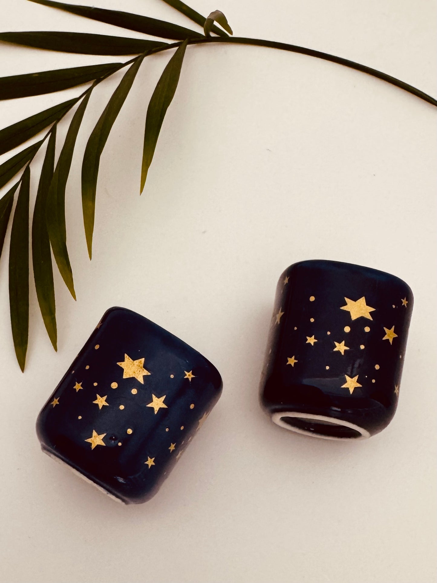 Galaxy Ceramic Chime Candle Holder - Moon Room Shop and Wellness
