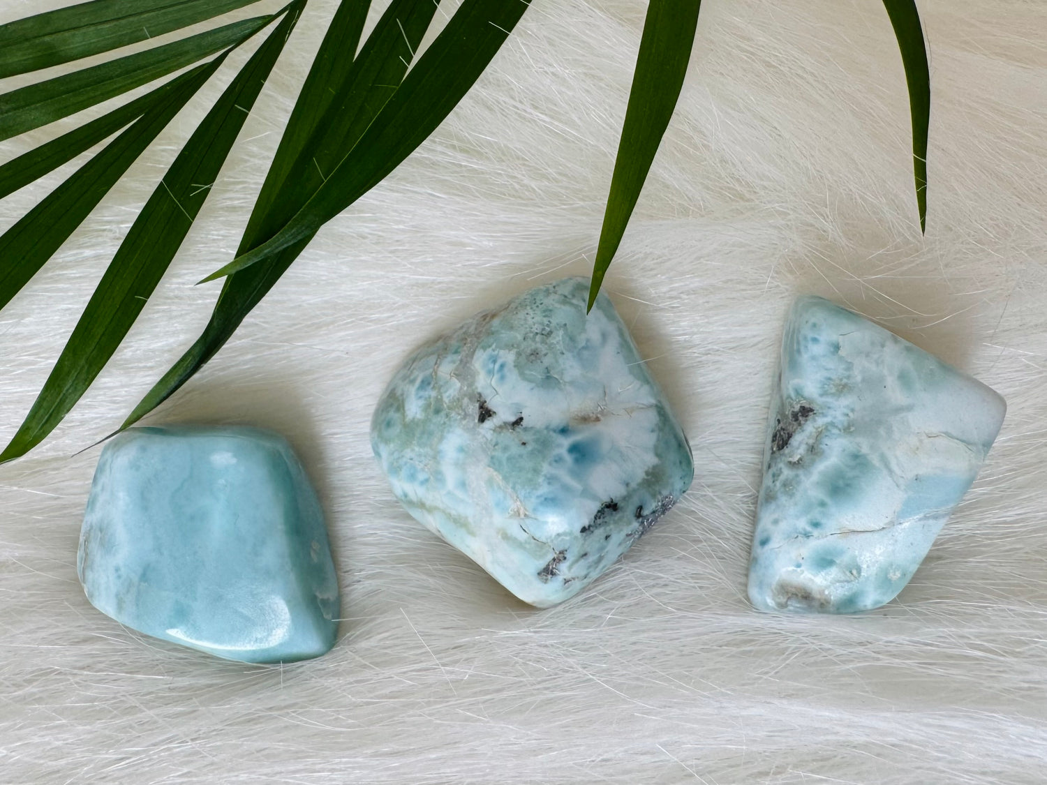 Larimar Tumbled Large Dominican Republic - Moon Room Shop and Wellness