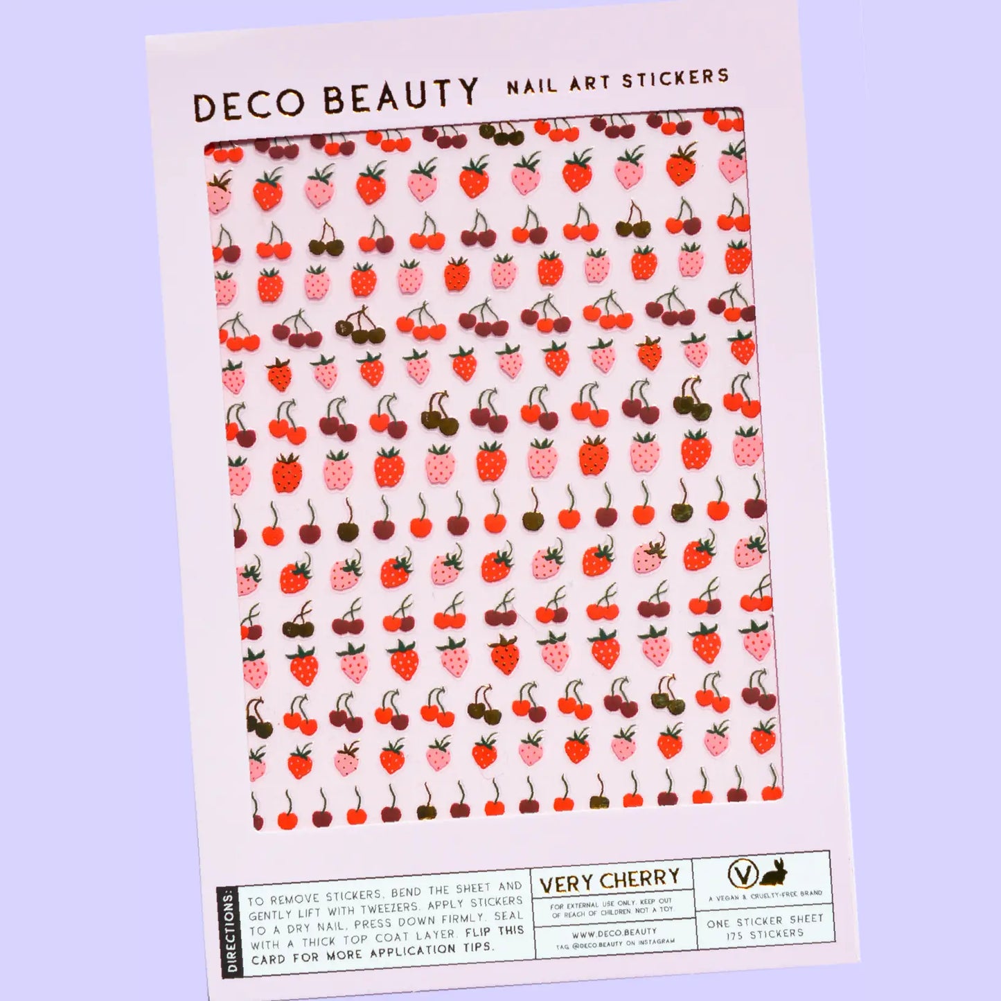 Very Cherry -Nail Art - Moon Room Shop and Wellness