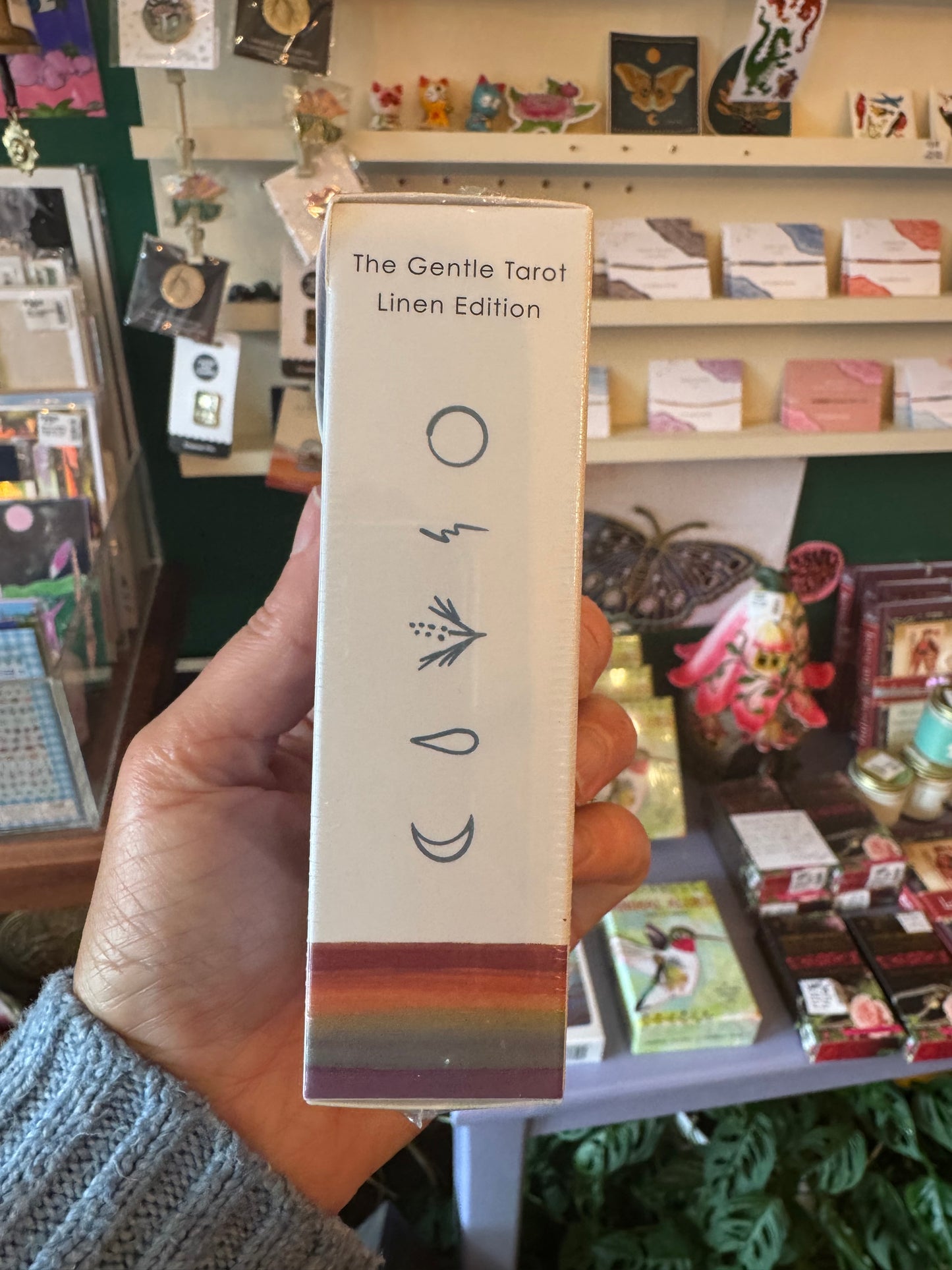 Gentle Tarot Linen Edition -89 Card Deck W QR Code - Moon Room Shop and Wellness