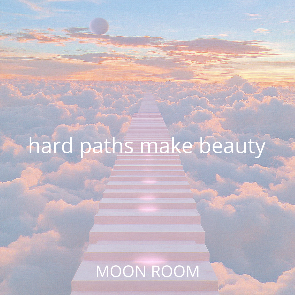Hard Paths Make Beauty Consciousness Card 2x2 inch - Moon Room Shop and Wellness