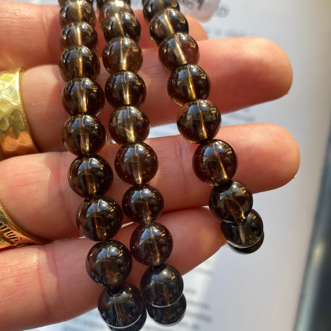Smoky Quartz Stretch Bracelet - Moon Room Shop and Wellness