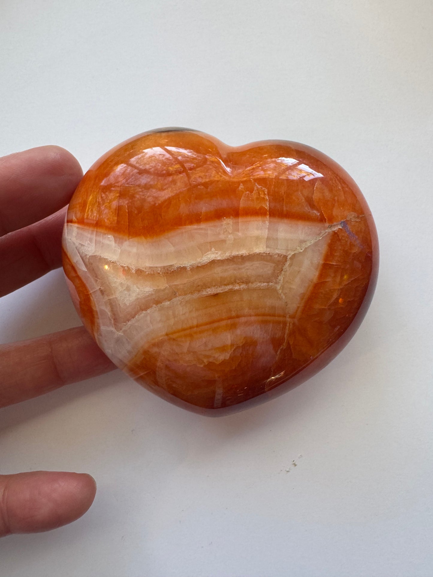 Carnelian Heart 299 g Madagascar - Moon Room Shop and Wellness