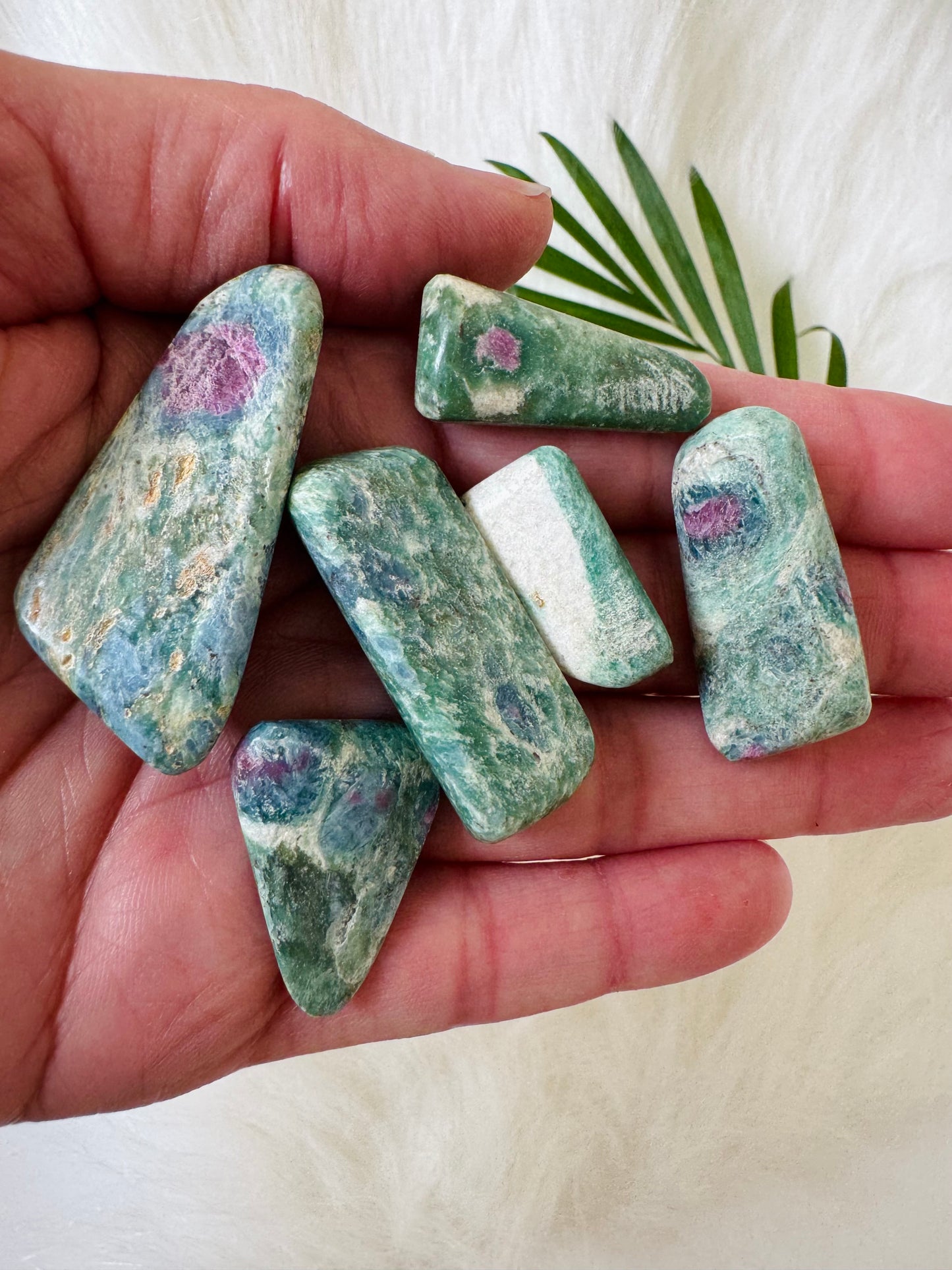 Ruby Fuchsite Tumbled - Moon Room Shop and Wellness