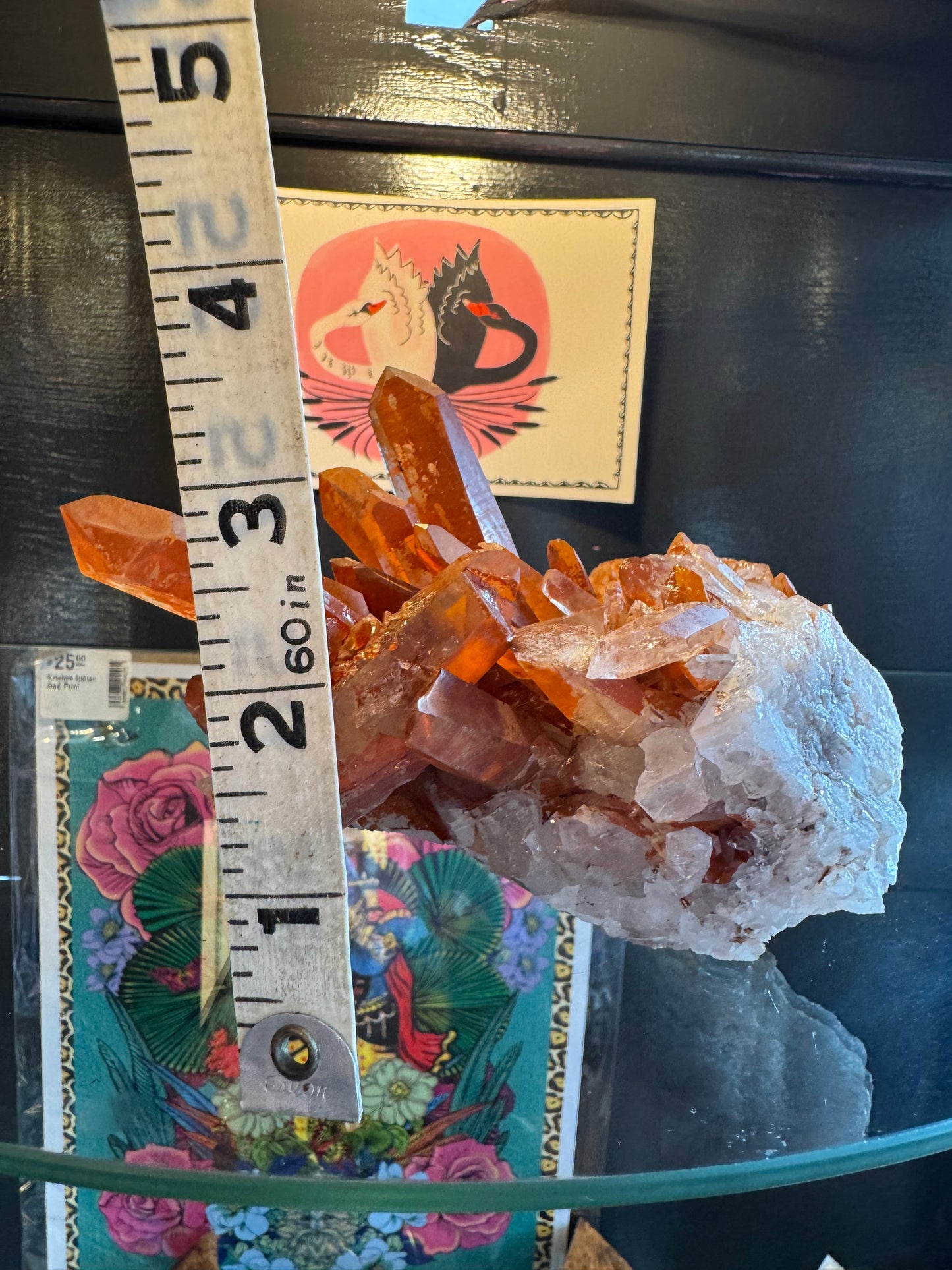 Tangerine Quartz Cluster 1.93 lbs Stunner! - Moon Room Shop and Wellness