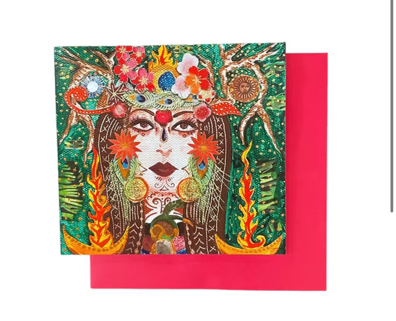 Forest Queen Card Vashon Artist Diana Comstock - Moon Room Shop and Wellness